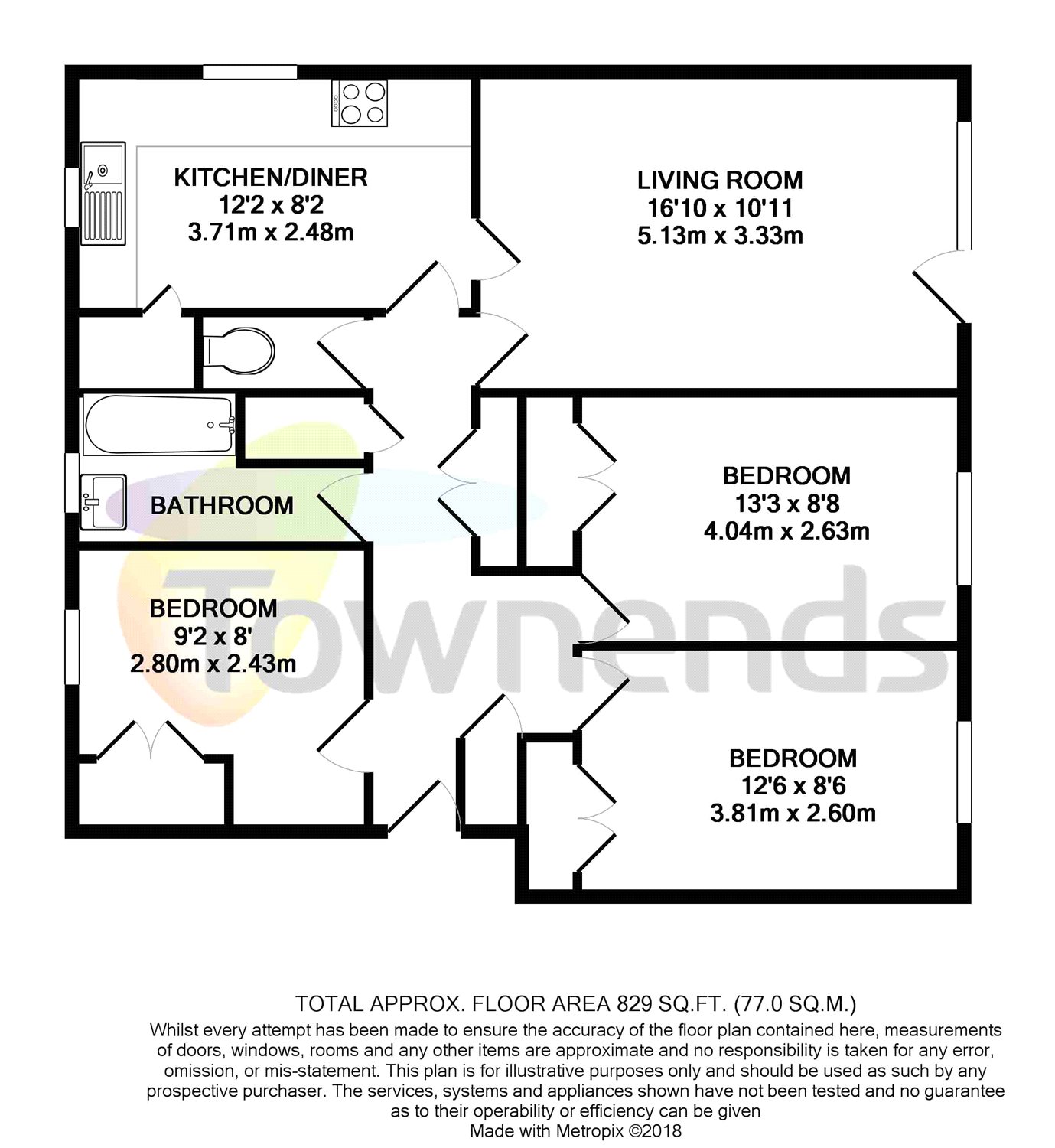 3 Bedrooms Flat for sale in Kneller Road, Twickenham TW2