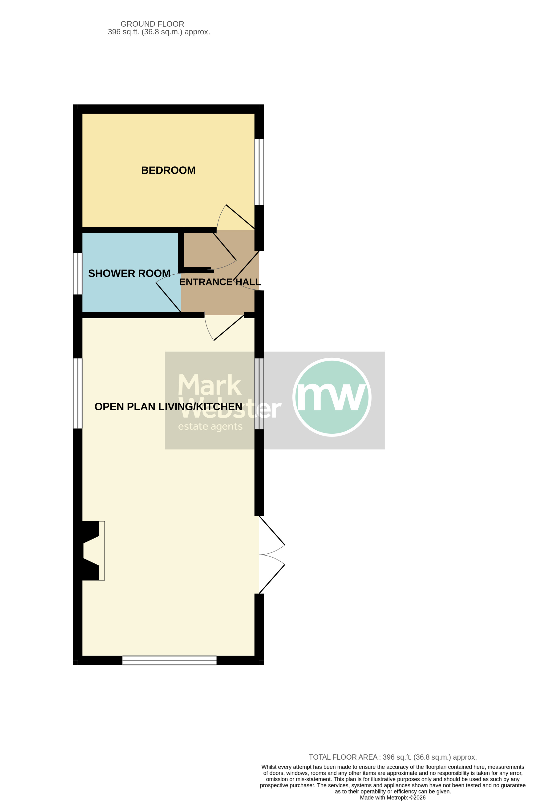 13, Miners Walk, Atherstone floorplan