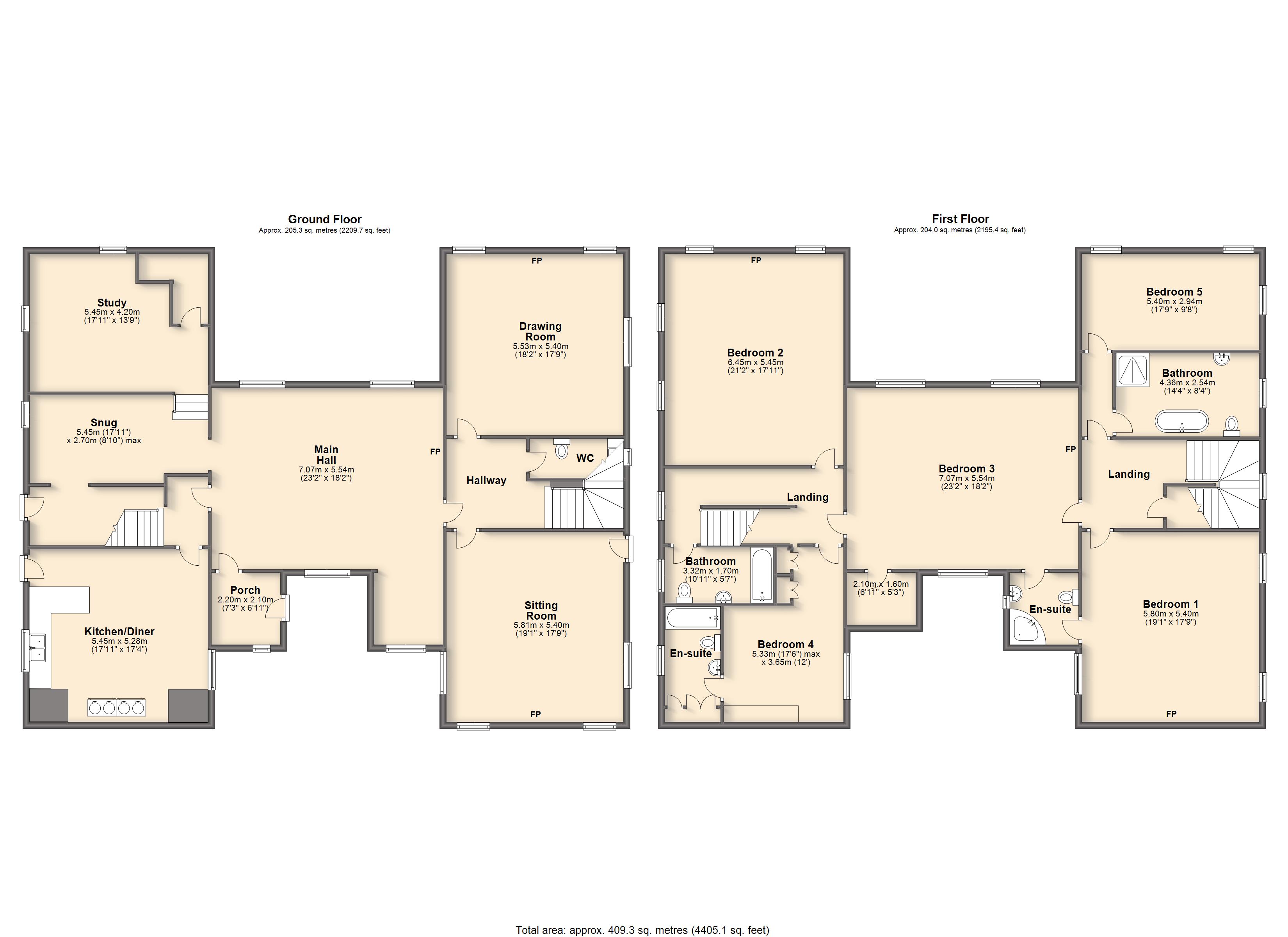 5 Bedrooms Detached house for sale in Park Street, Barlborough, Chesterfield S43