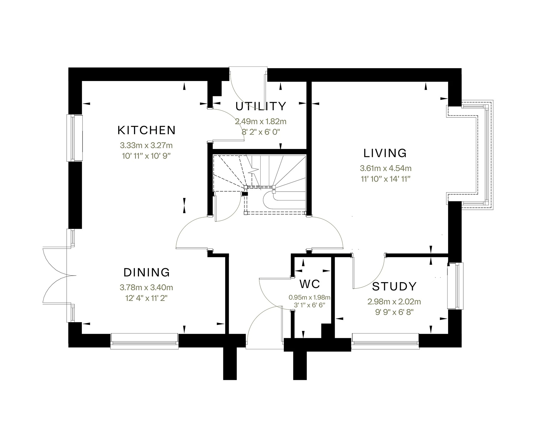 Plot 8a, The Heywood, Scholars Court, Malvern floorplan