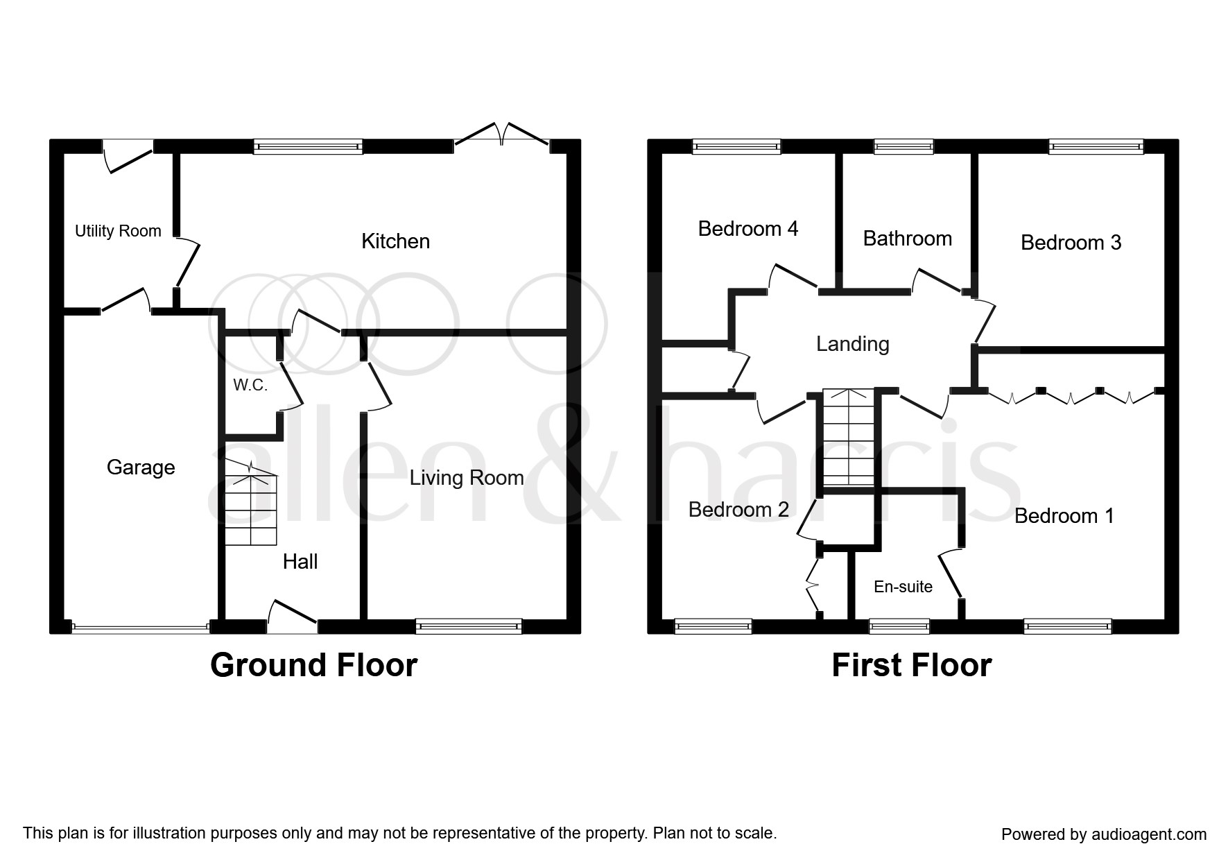 4 Bedrooms Detached house for sale in Llewellyns View, Gilfach Goch, Porth CF39