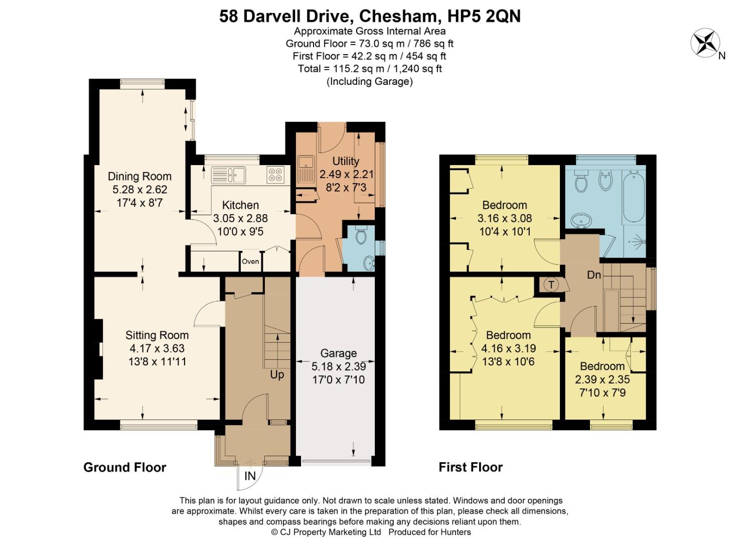 58, Darvell Drive, Chesham floorplan