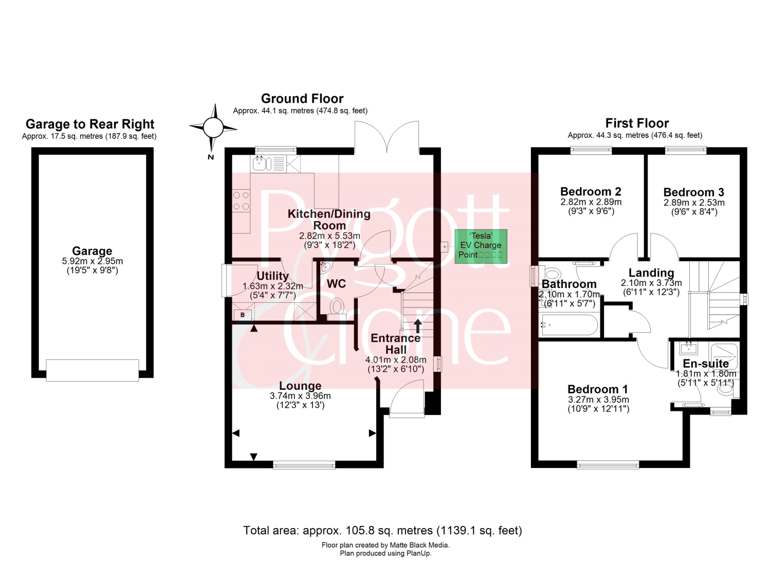93, Nightingale Road, Boston floorplan