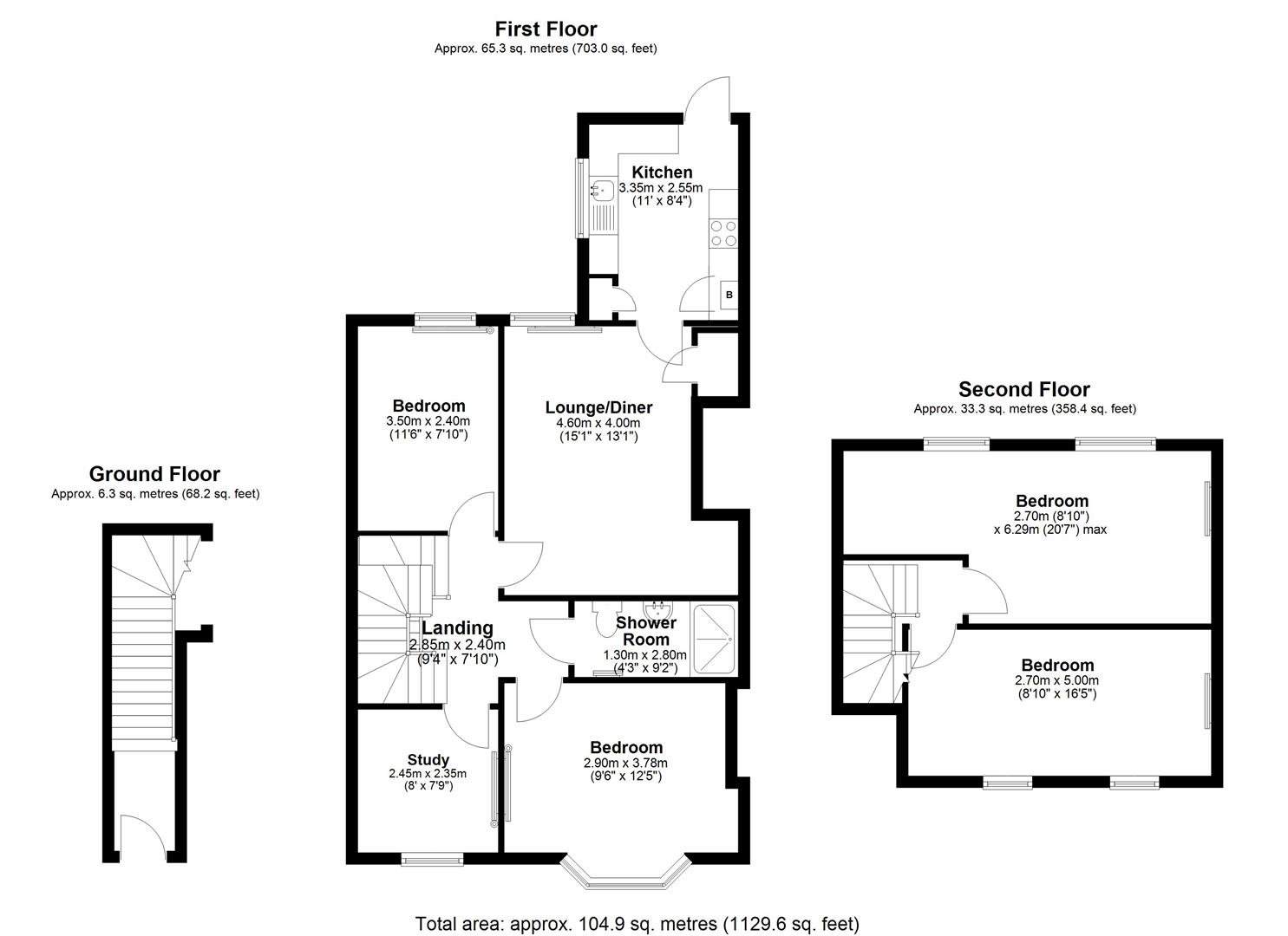 49/51, Grantham Road, Newcastle Upon Tyne floorplan
