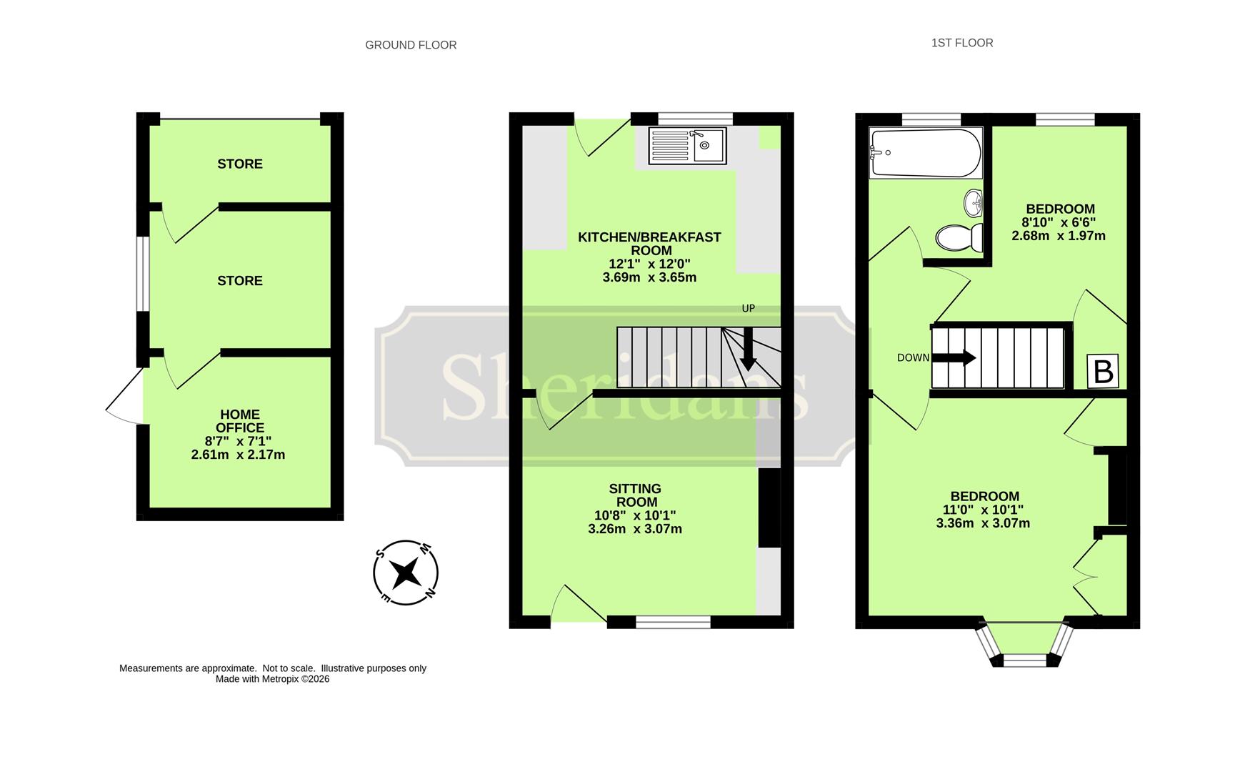 14, Sicklesmere Road, Bury St. Edmunds floorplan