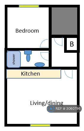 Flat   Midland Road, St Philips, Bristol floorplan