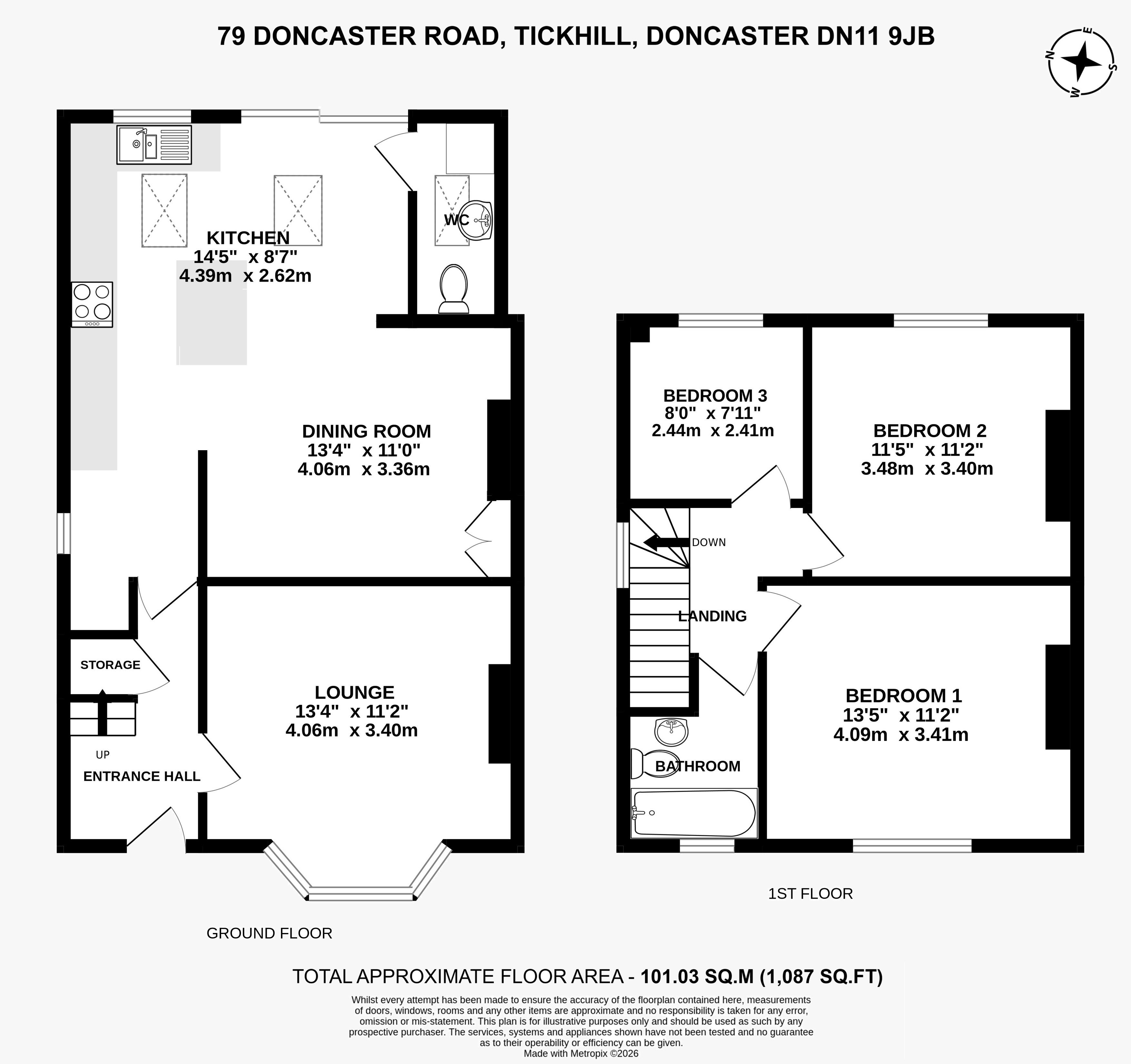 79, Doncaster Road, Doncaster floorplan