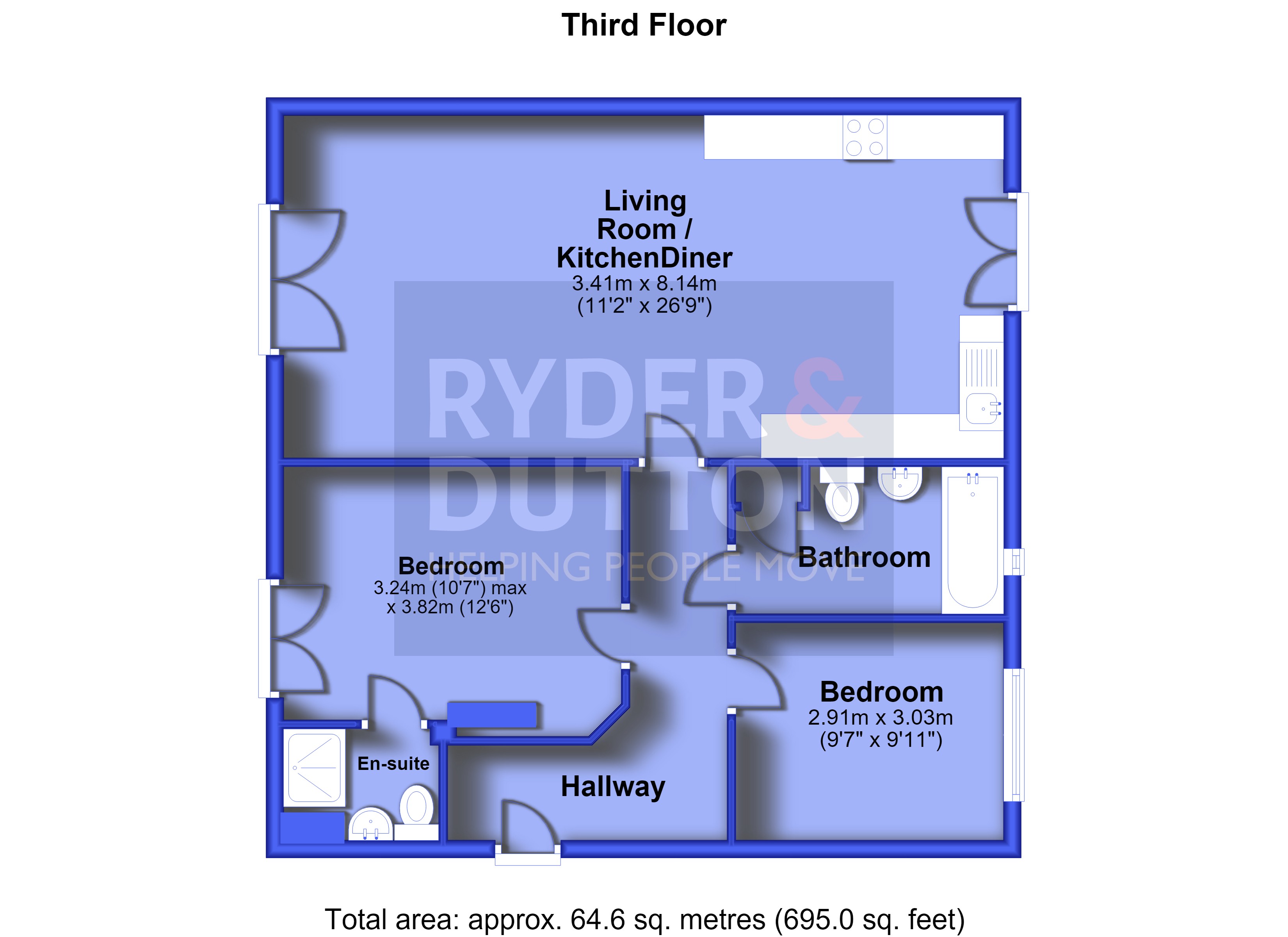 8 Hopton Views, 95, Huddersfield Road, West Yorkshire floorplan