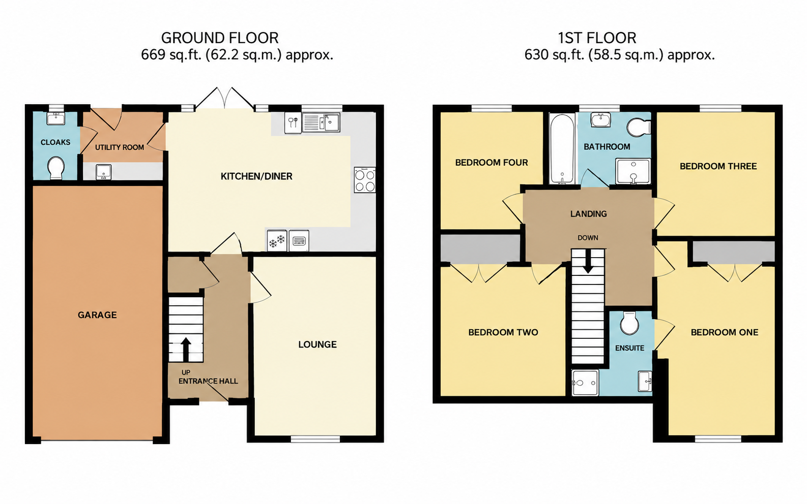 Mossey Green, Ketley Bank, Telford floorplan