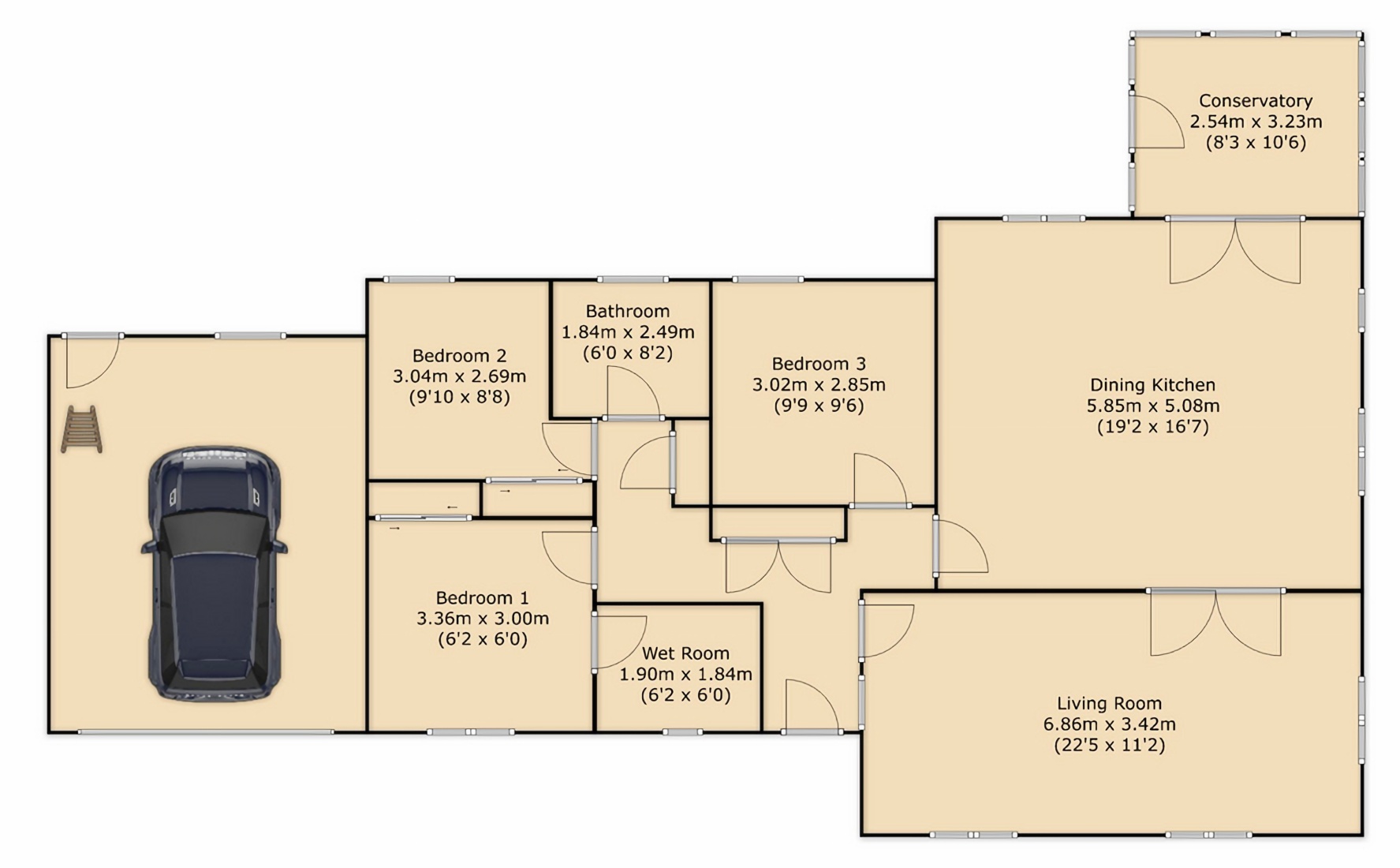 25, Cannee Chase, Kirkcudbright floorplan
