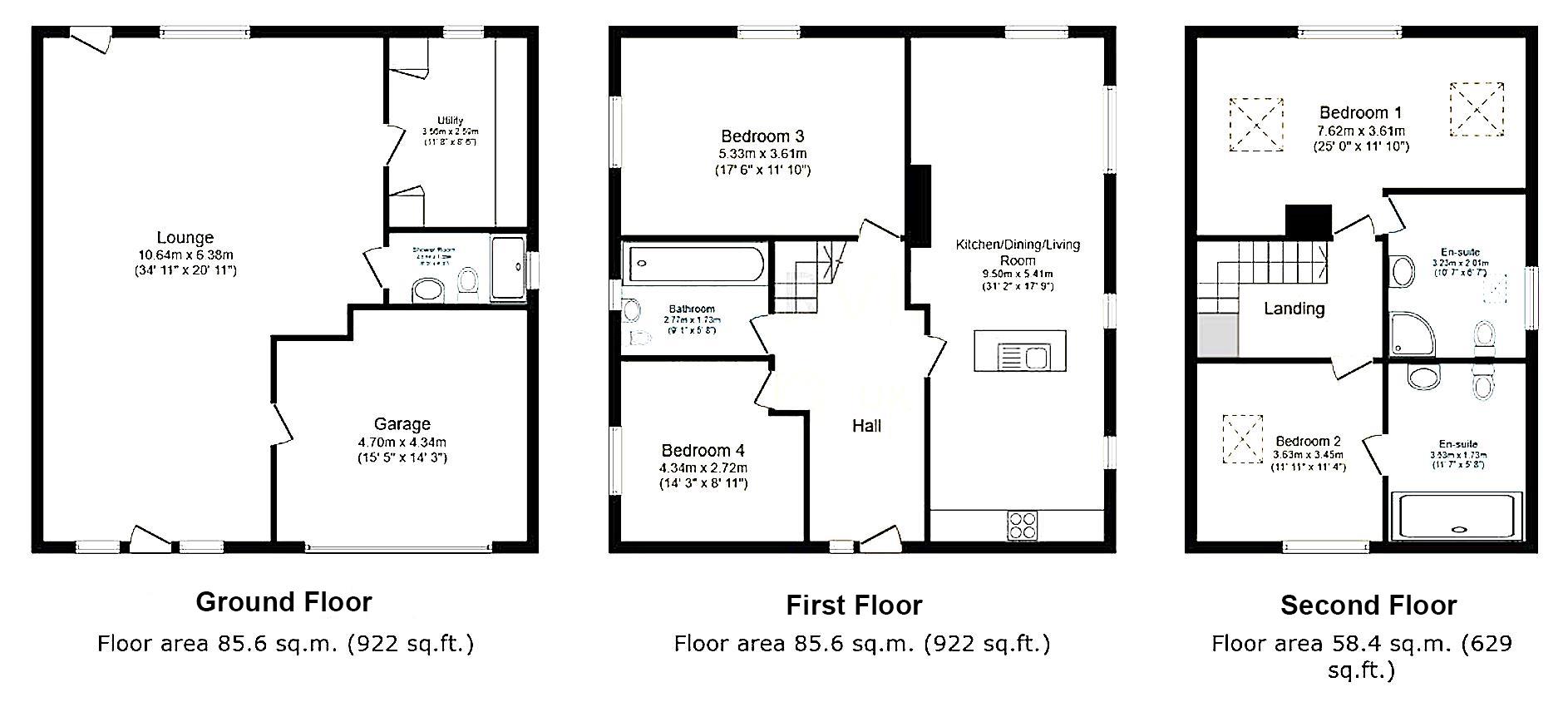Balandra, Balandra, Skelton floorplan