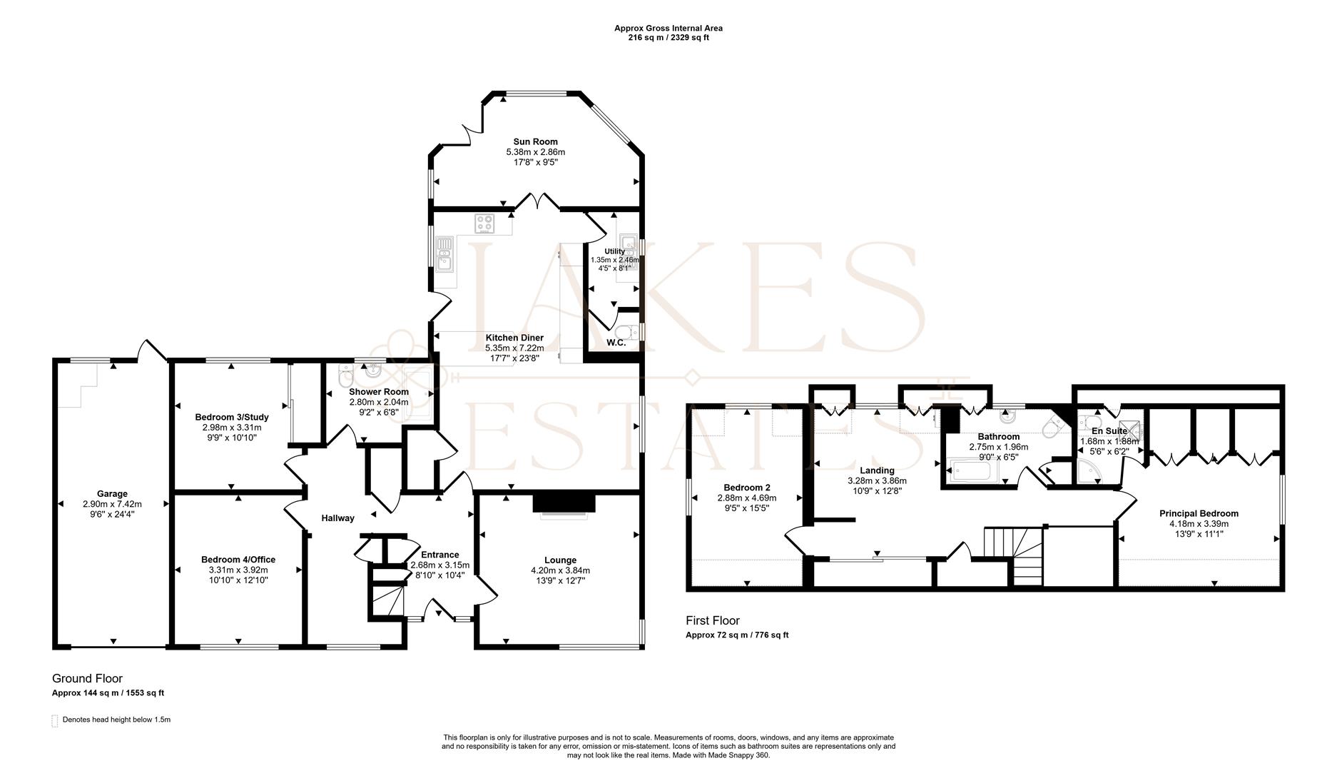 2, Scaws Drive, Penrith floorplan