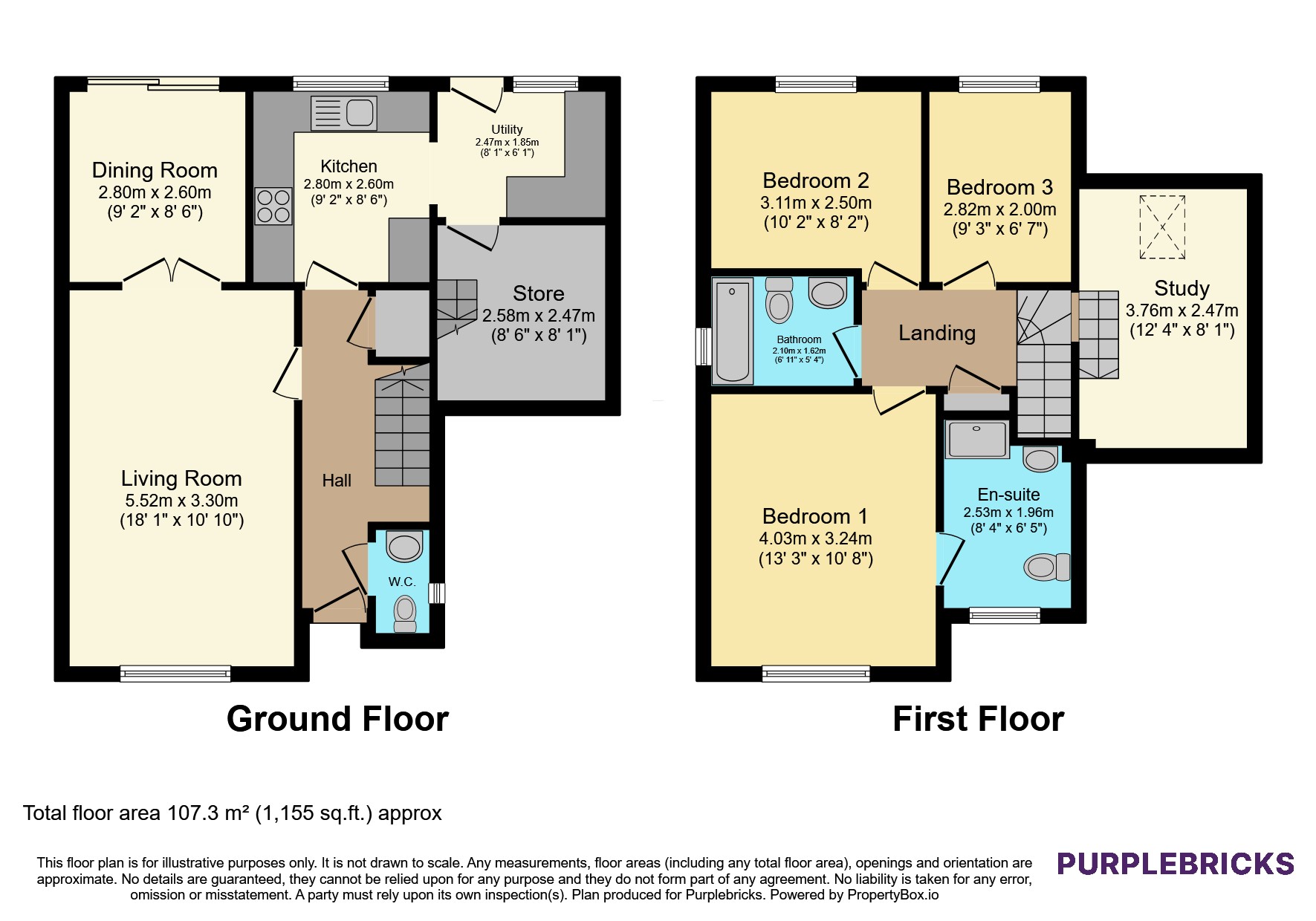 6, Harrier Close, Huntingdon floorplan