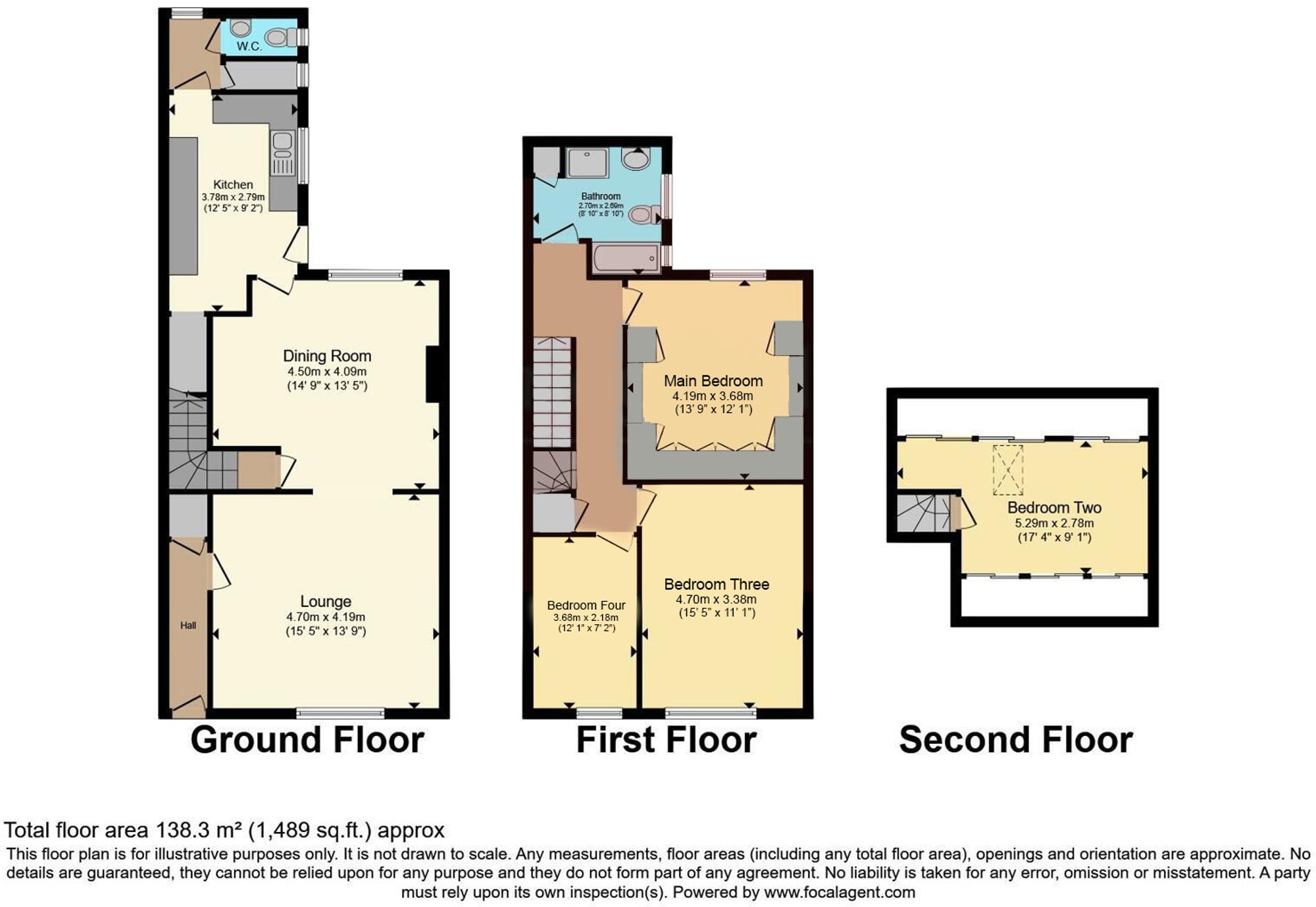 The Post Office, 100 Glazebrook Lane, Warrington floorplan