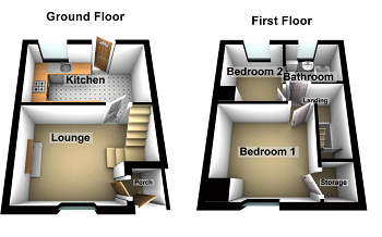 2 Bedrooms Terraced house to rent in Ellen Street, Preston PR1