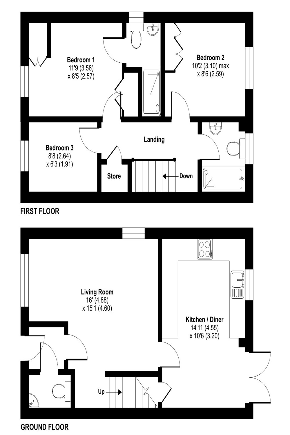 Lavender Way, West Meadows, Cramlington floorplan