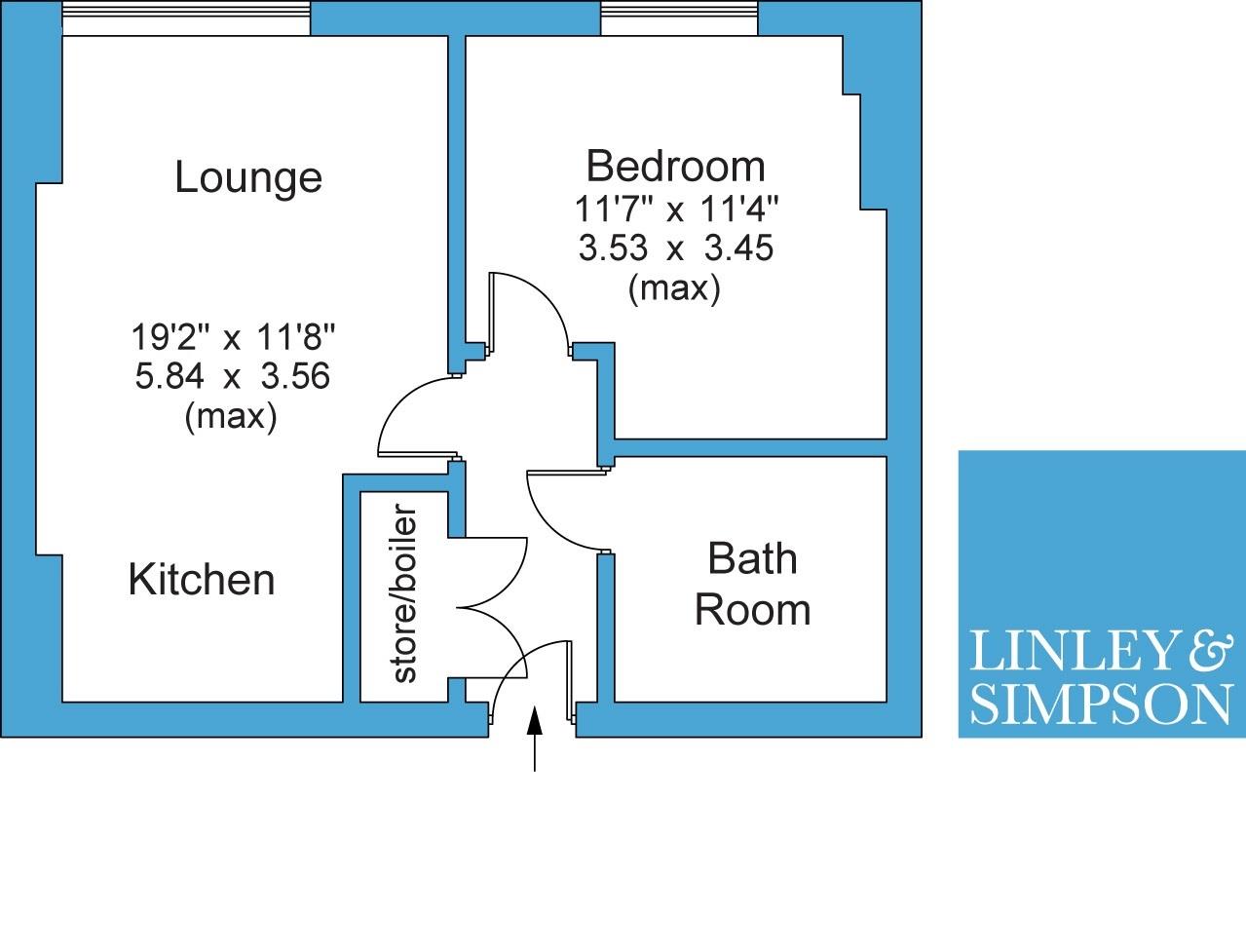 111, Gateway South, Leeds floorplan