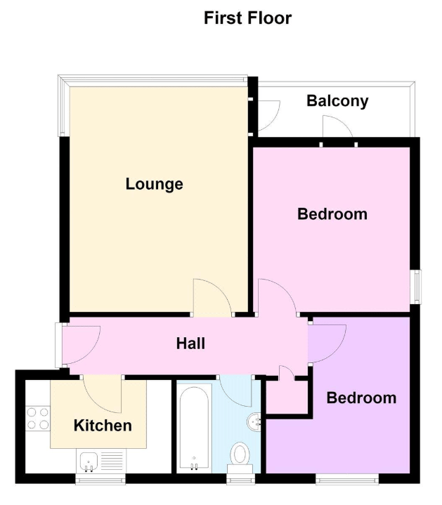 53, Pier Way, London floorplan