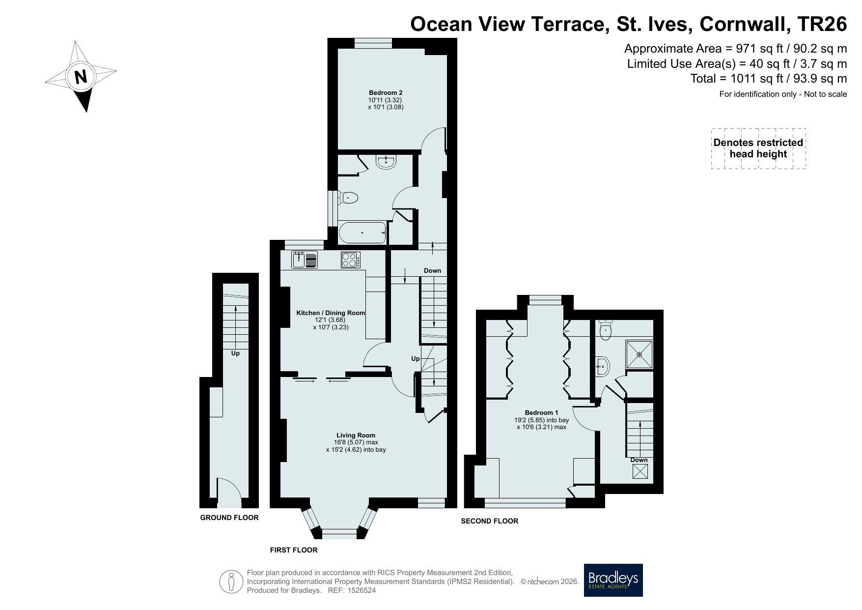 Ocean View Terrace, Cornwall floorplan