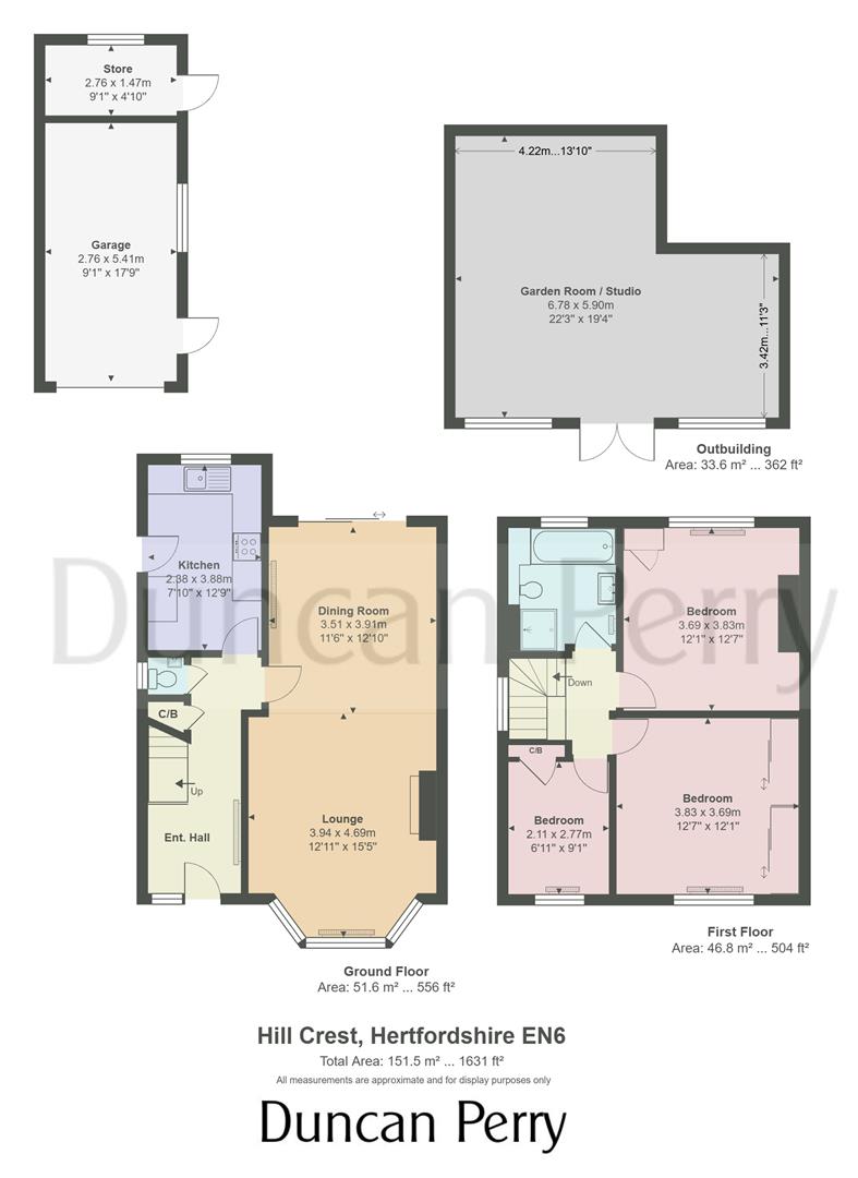 24, Hill Crest, Herts floorplan