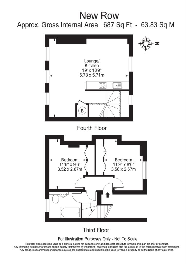 2 Bedrooms Flat to rent in New Row, Covent Garden WC2N