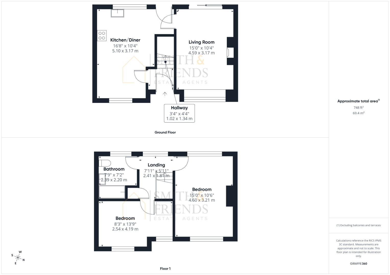 13, Raglan Close, Stockton-On-Tees floorplan