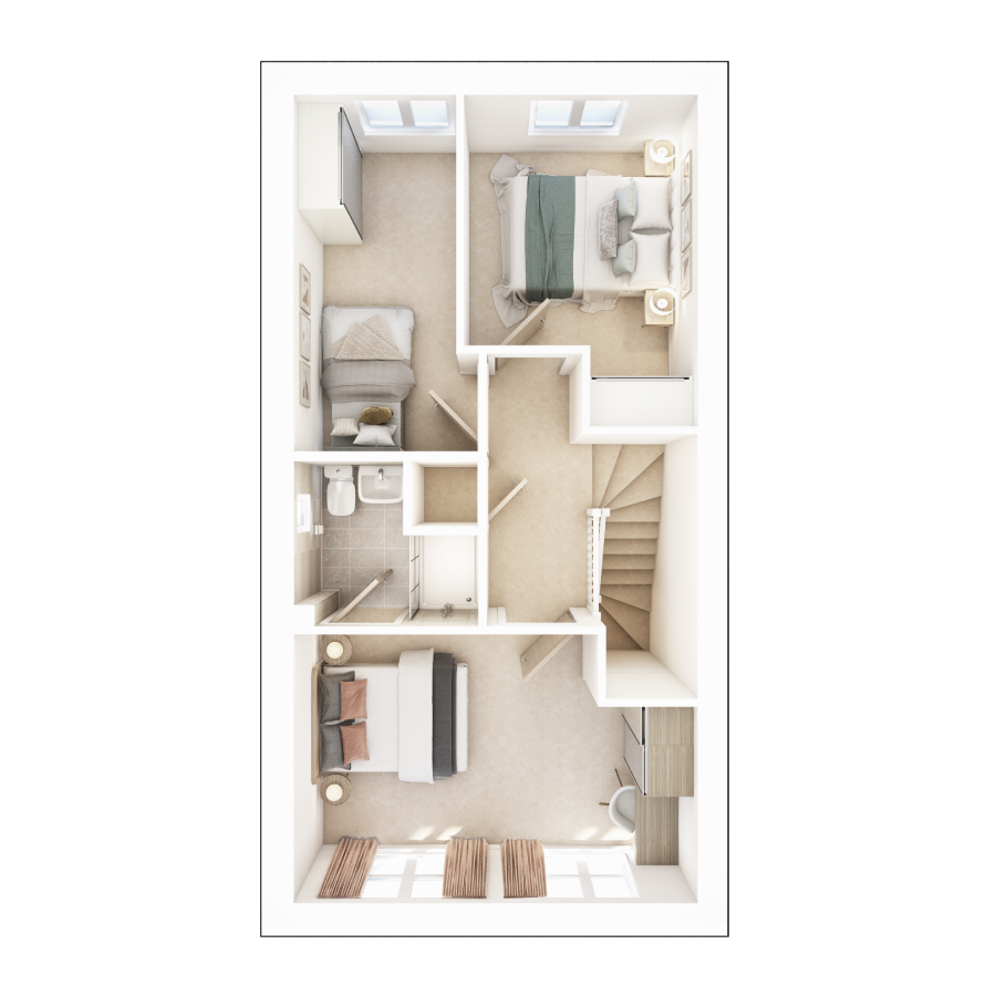 Plot 416, Thane Road, Beeston floorplan