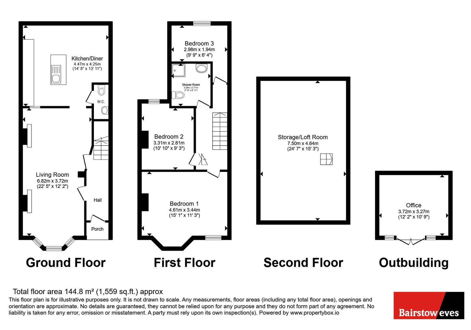 65, Lathom Road, London floorplan