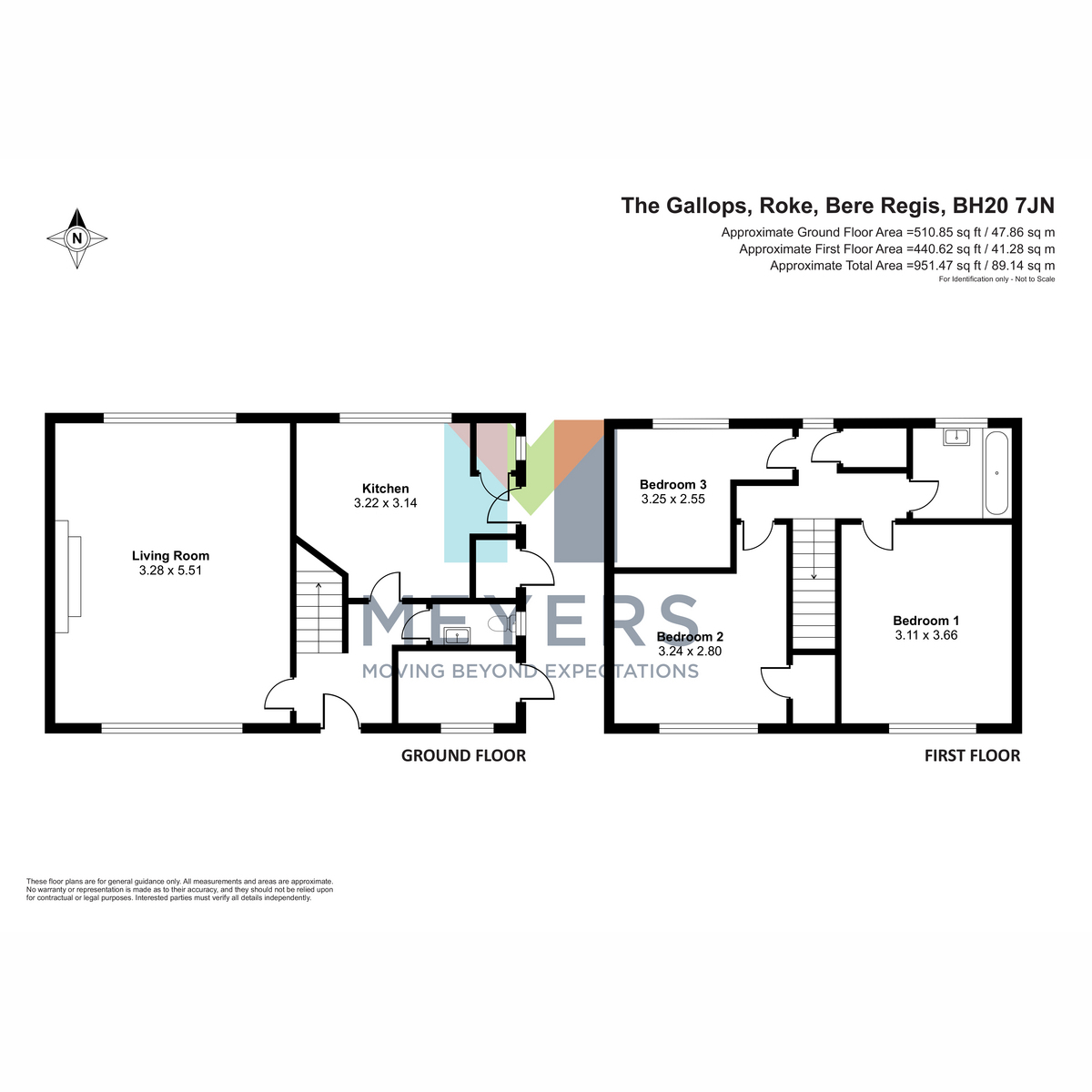 1 The Gallops, Roke, Wareham floorplan