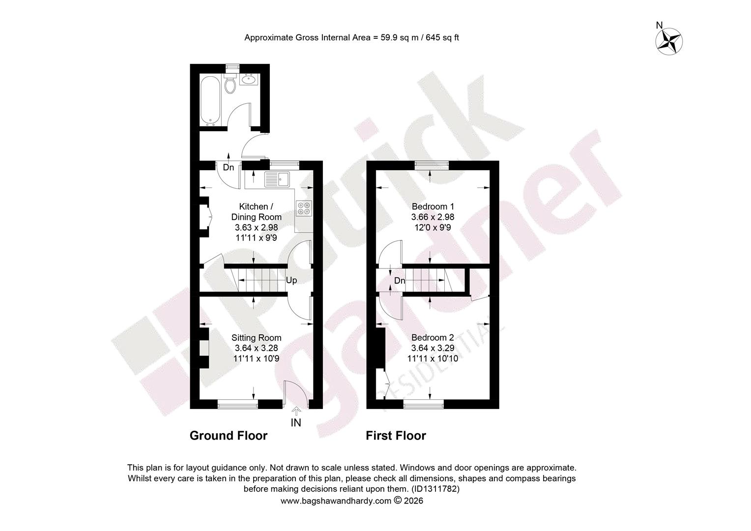 5, Leslie Road, Dorking floorplan