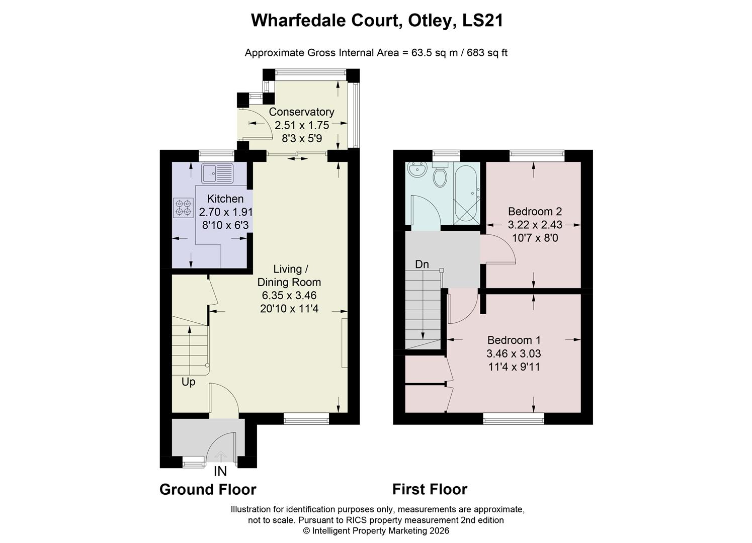 24, Wharfedale Court, Otley floorplan