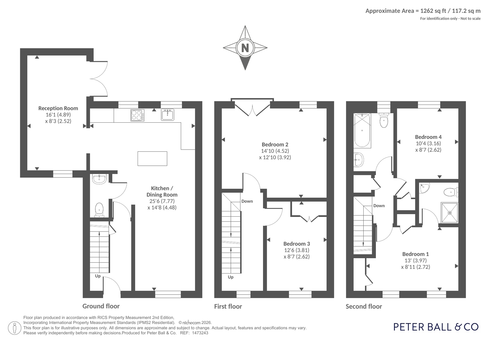 44, Clifford Avenue, Tewkesbury floorplan