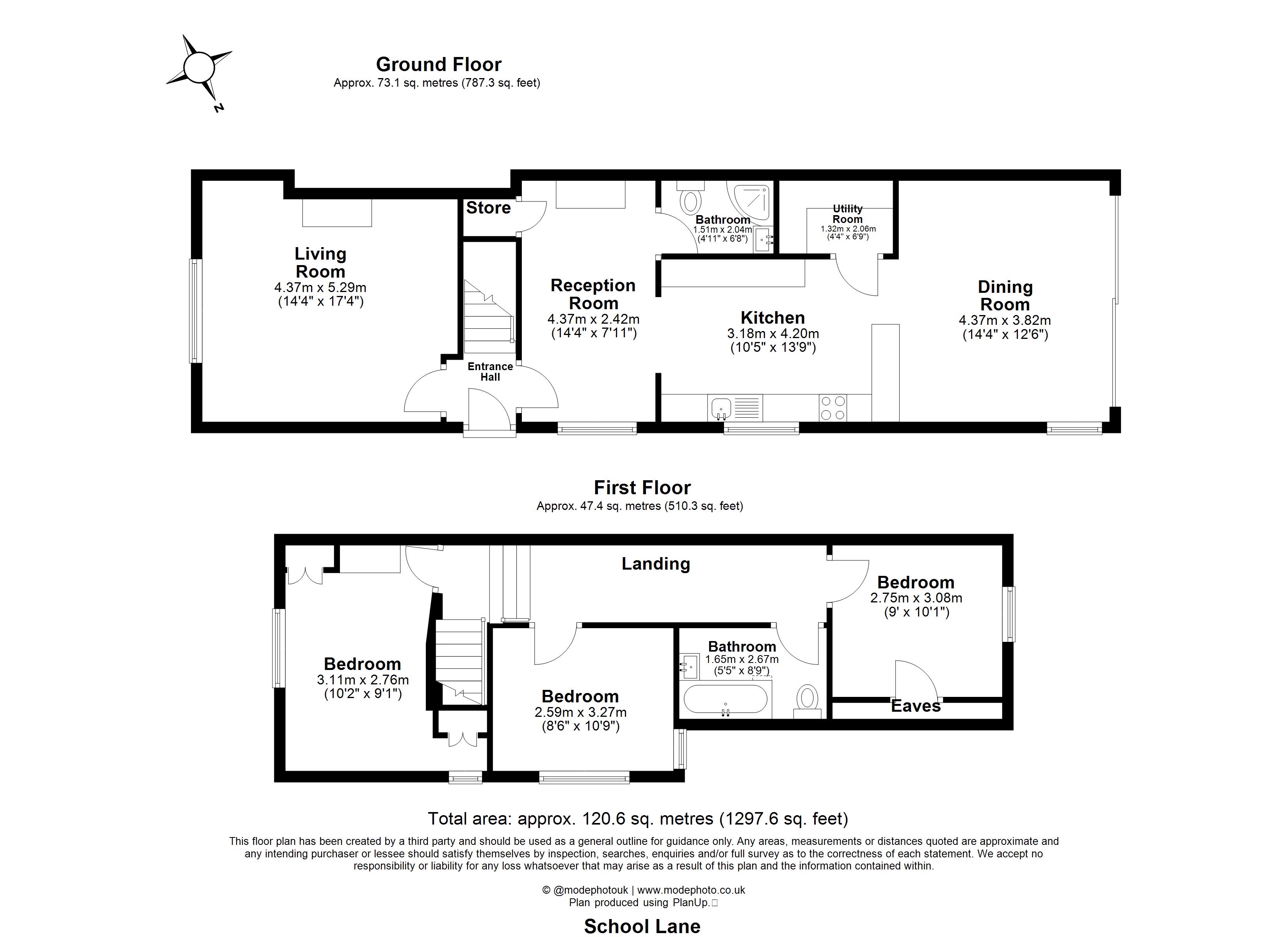 96, School Lane, CHELMSFORD floorplan