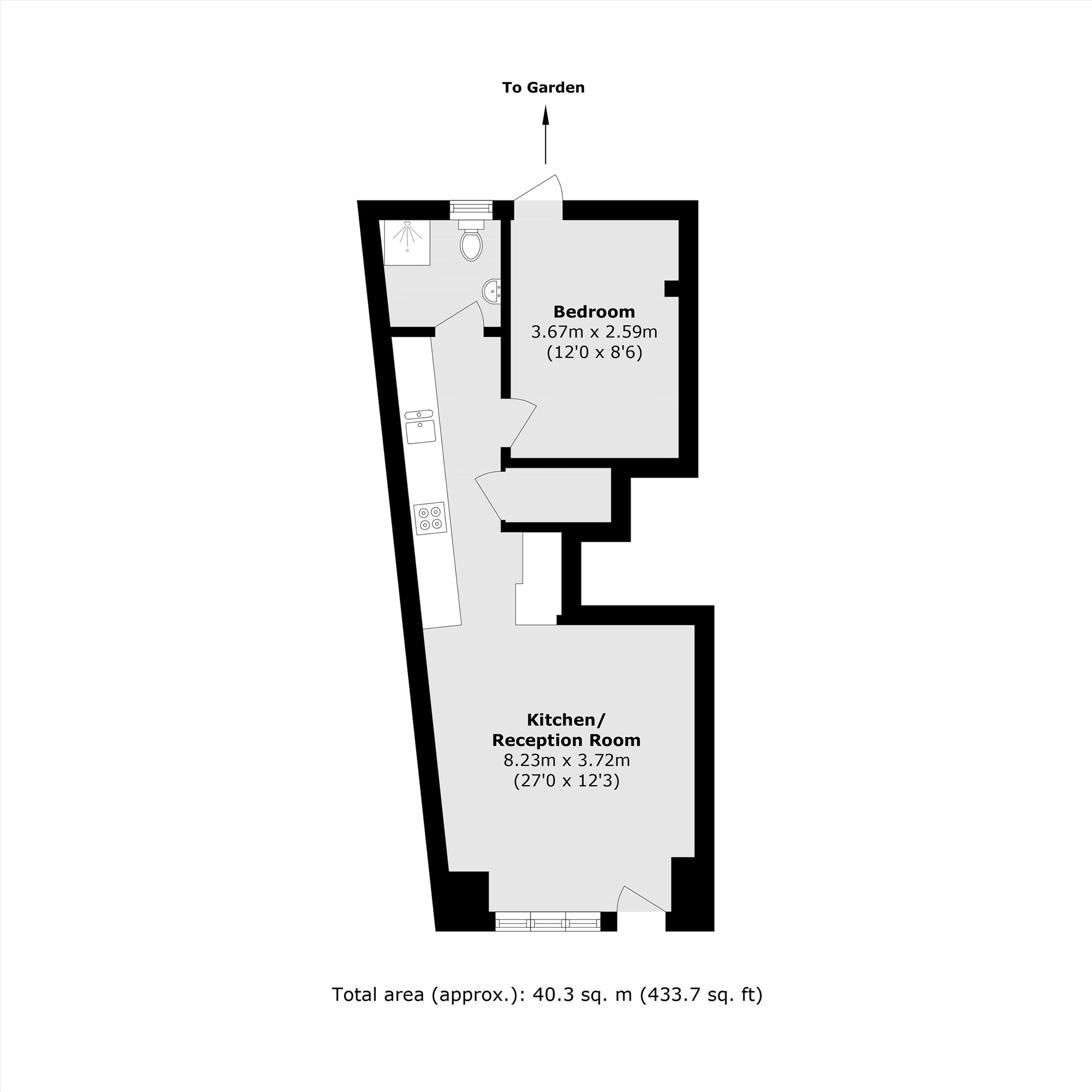 St. James's Drive, London floorplan
