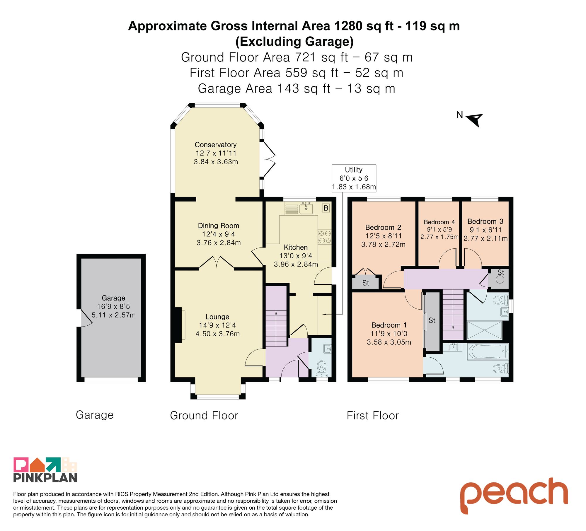 26 Delamere Drive, Swindon floorplan