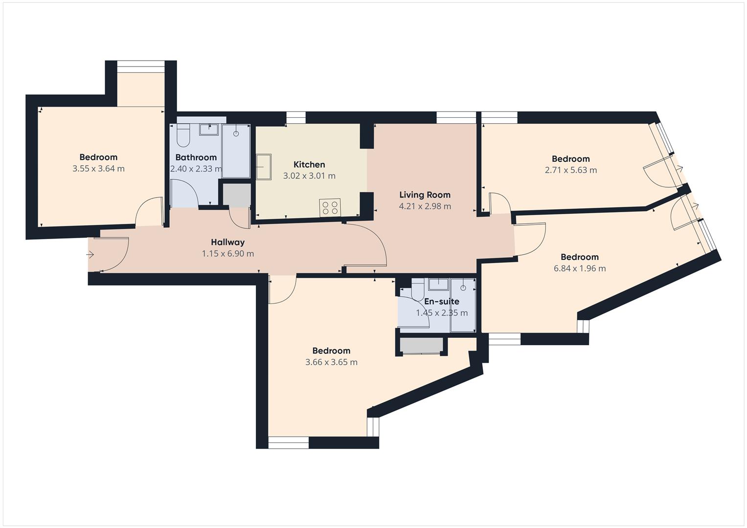 15 Benedictine Court, Priory Place, Coventry floorplan