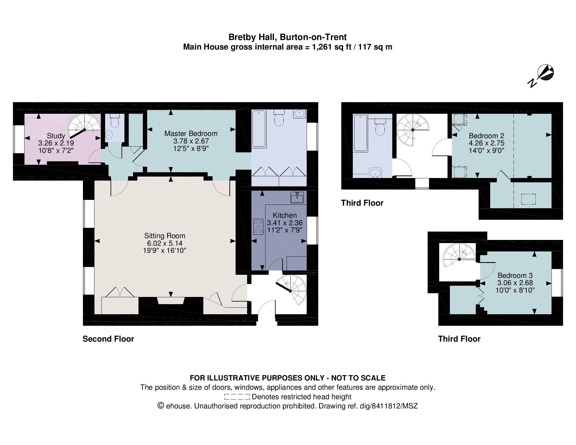 3 Bed Flat For Sale In Bretby Hall Bretby Burton On Trent