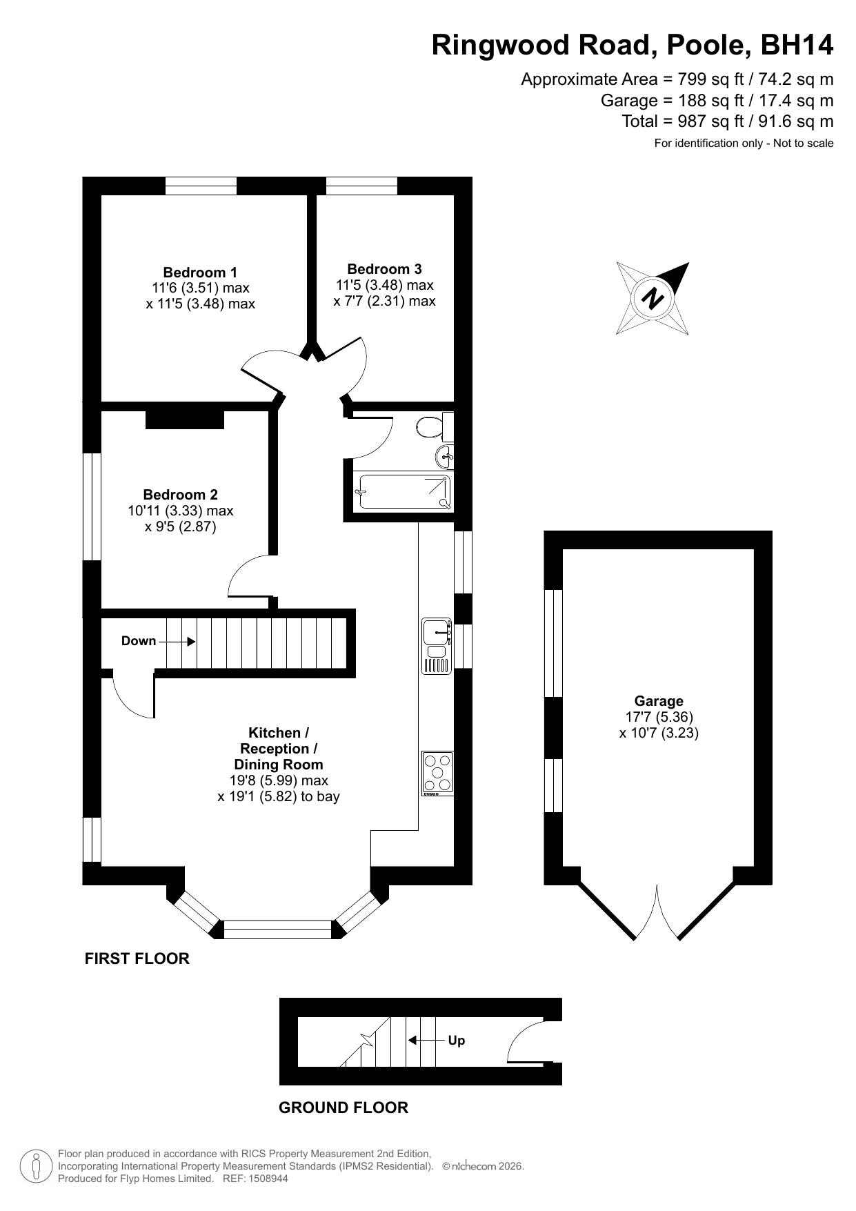 132B,, Ringwood Road, Dorset floorplan