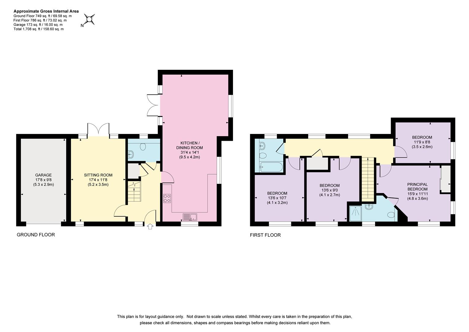 3, Hornbeam Way, Godalming floorplan