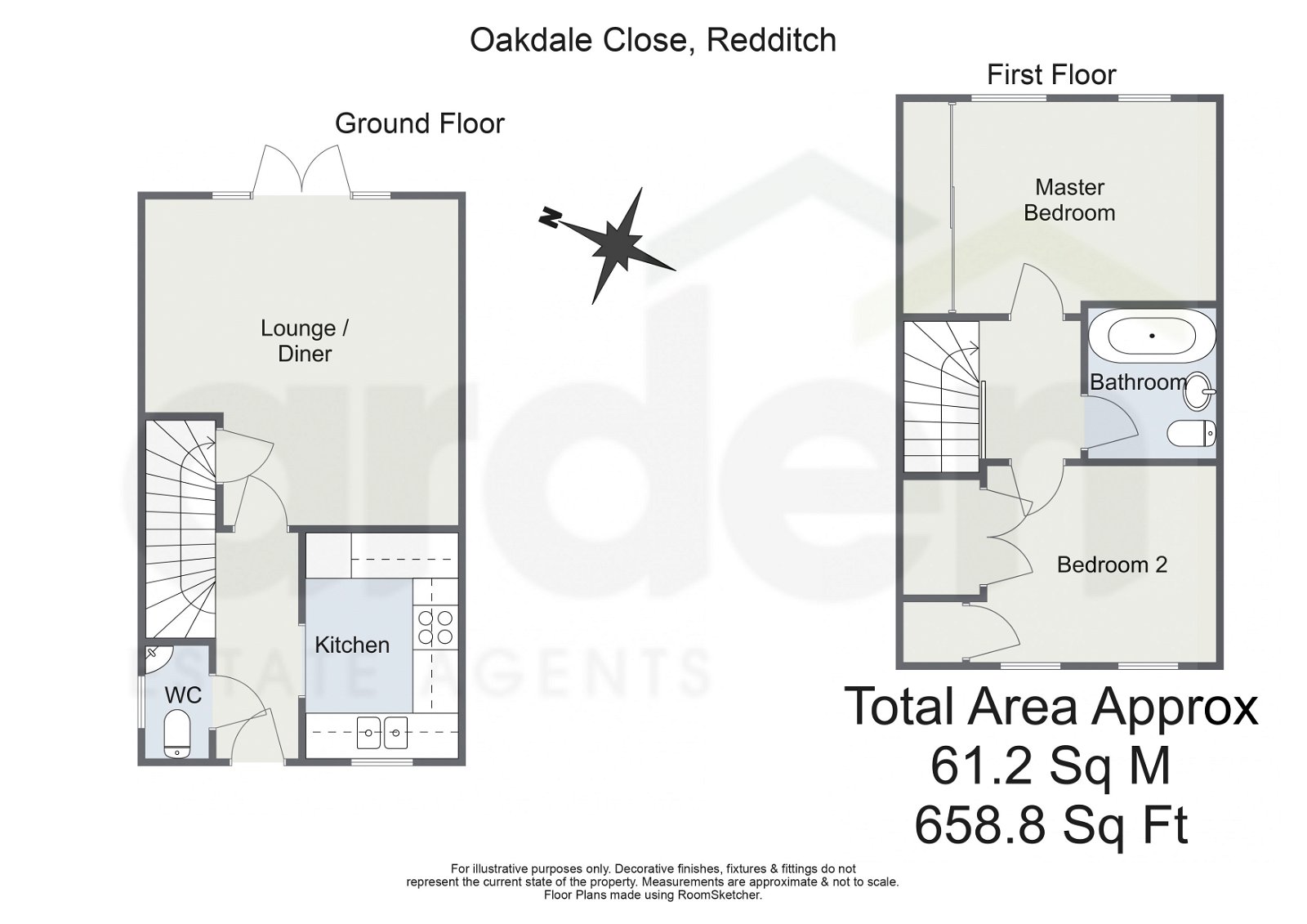 2 bed semidetached house for sale in Oakdale Close, Wirehill, Redditch