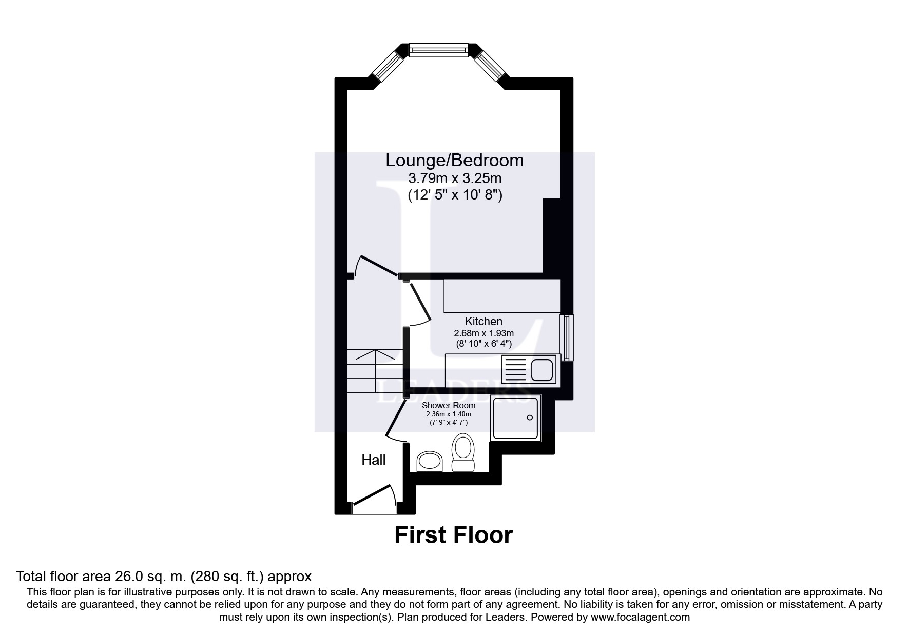 FF REAR, 57, Inchmery Road, London floorplan