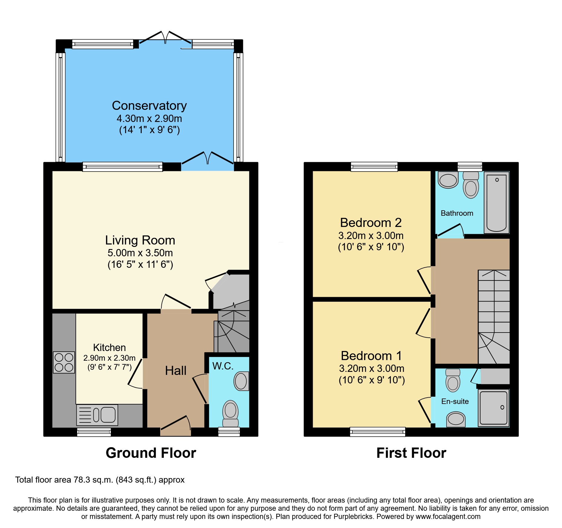 6, Cottage Place, Aldershot floorplan