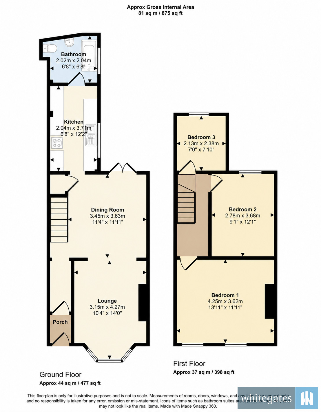 21, Chirkdale Street, Merseyside floorplan