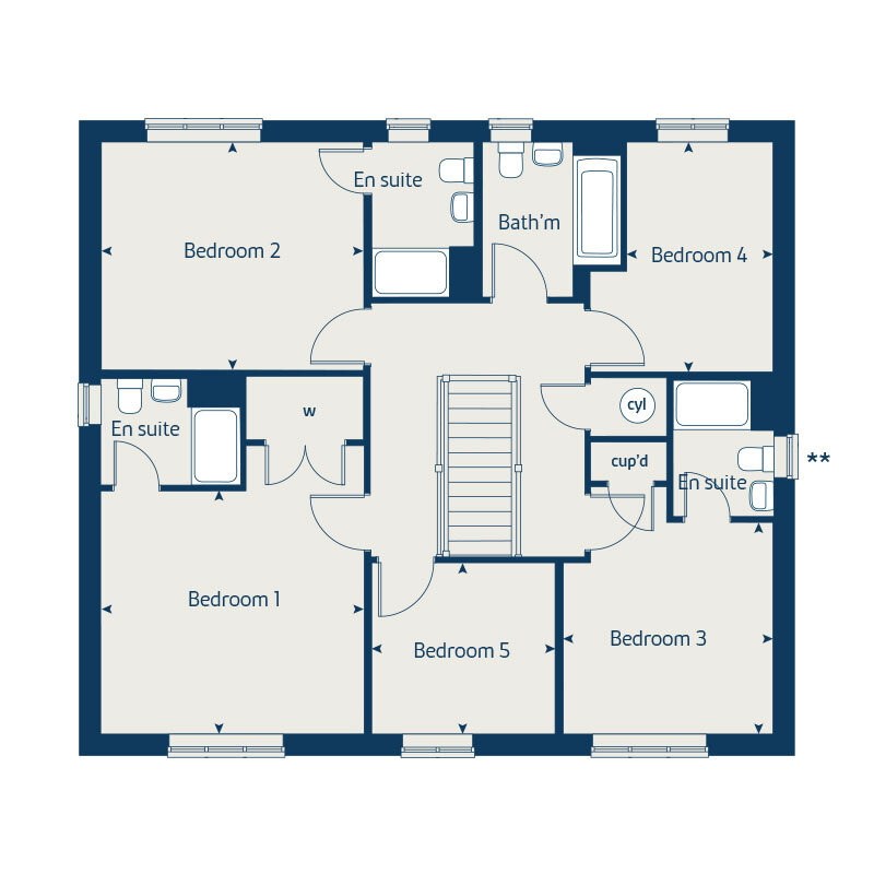 "The Lime" at Driver Way, Wellingborough NN8, 5 bedroom detached house