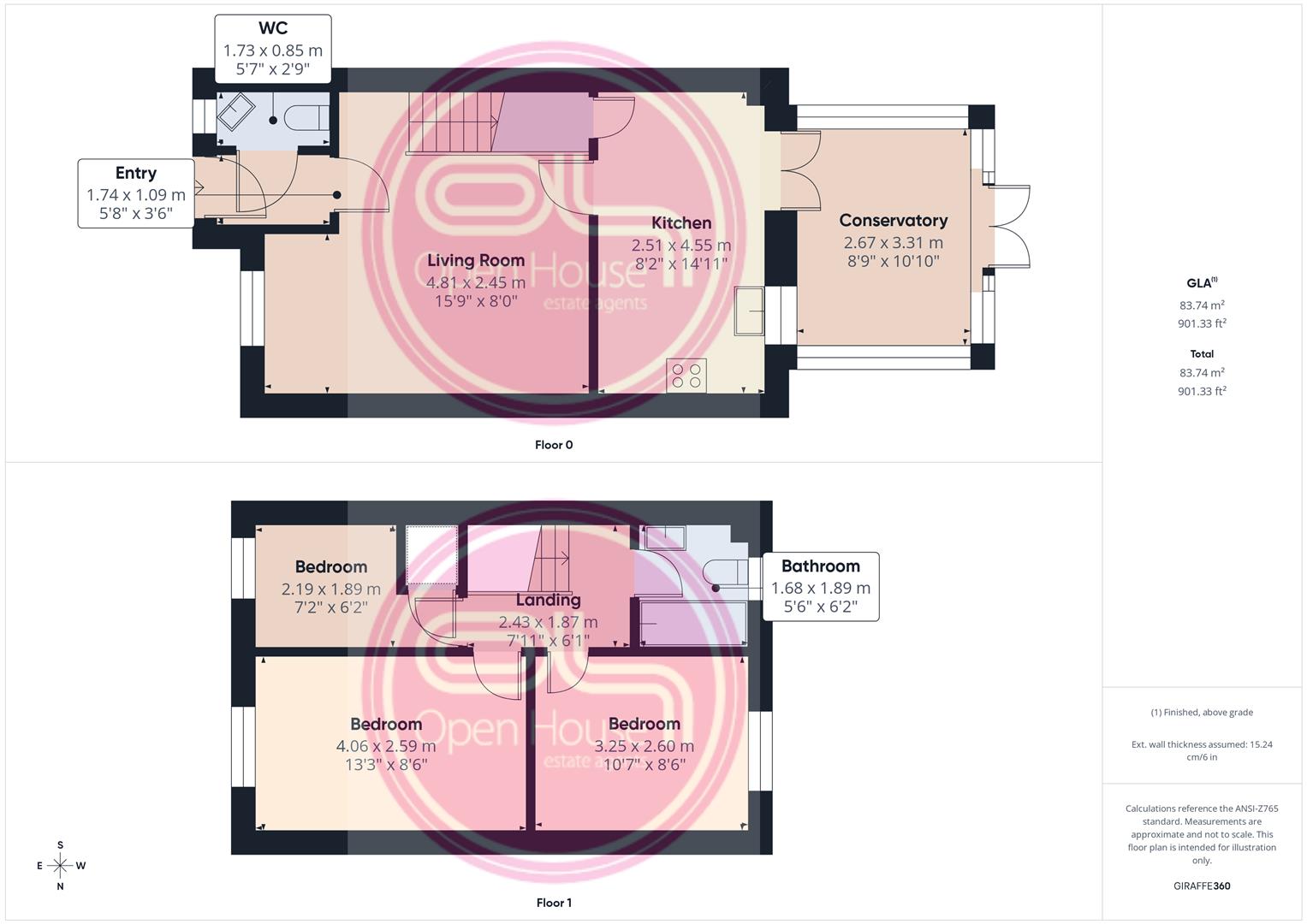 33, Hope Way, Swadlincote floorplan