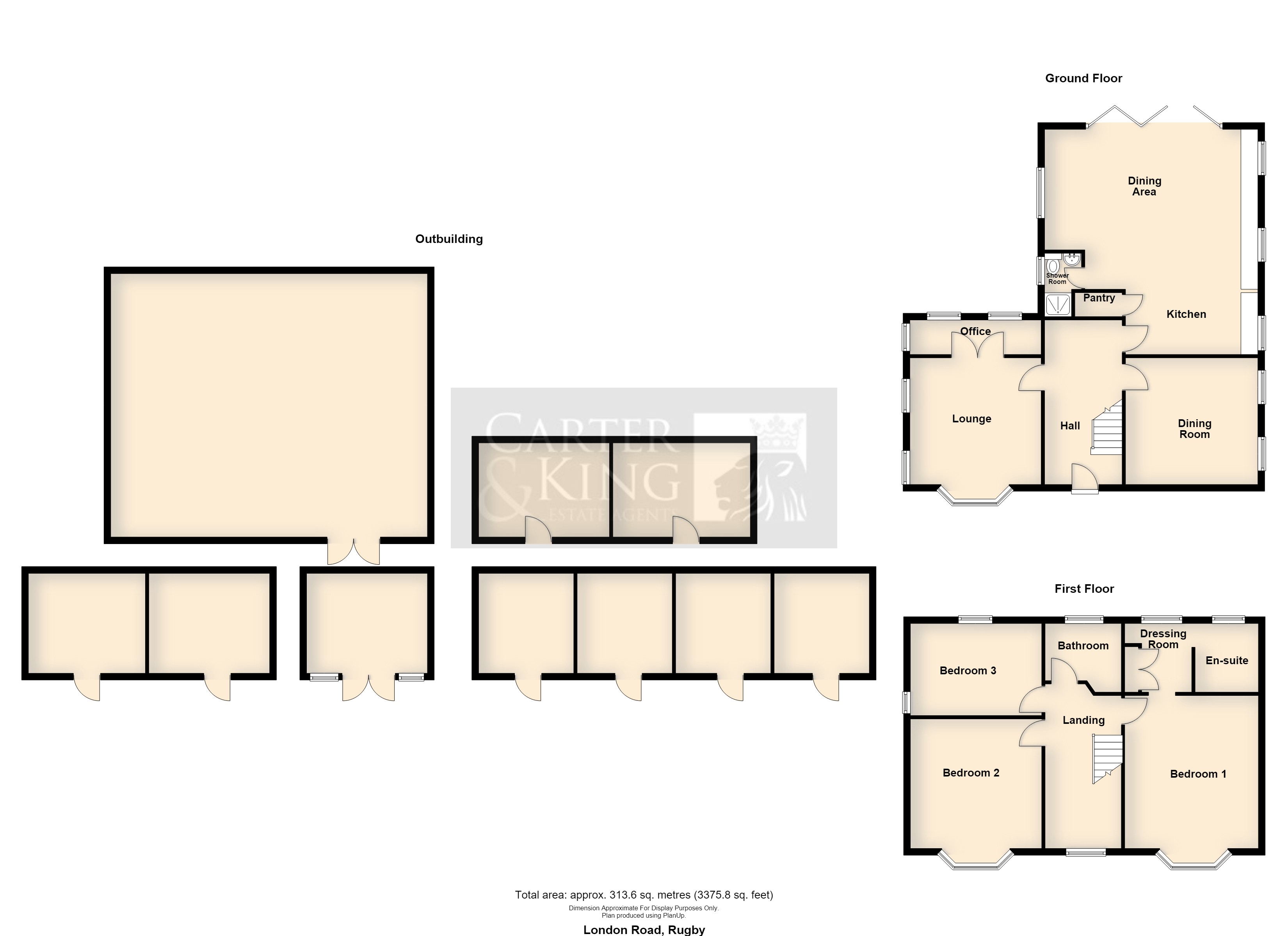 Denchwood Farm, 332, London Road, Rugby floorplan