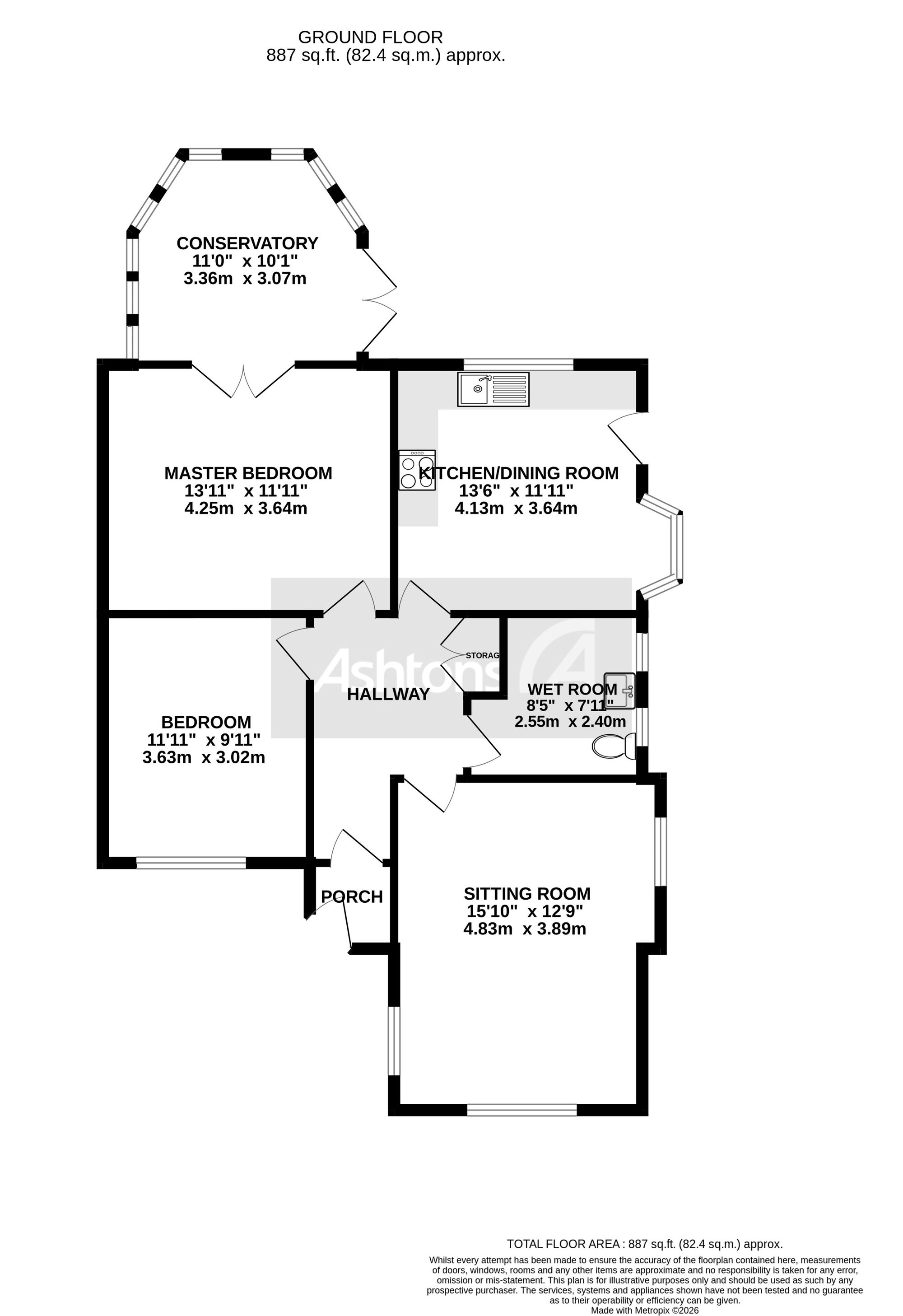 8 Oak Tree Road, St. Helens floorplan