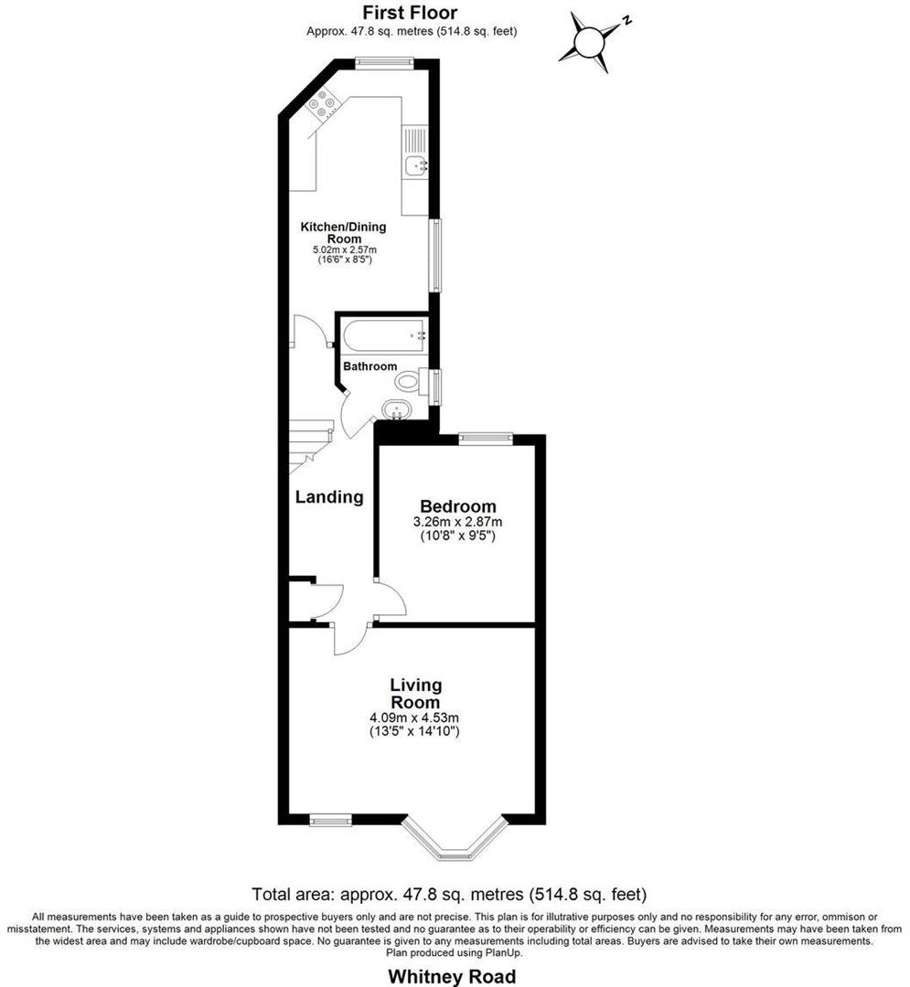 Whitney Road, Leyton, E10 floorplan