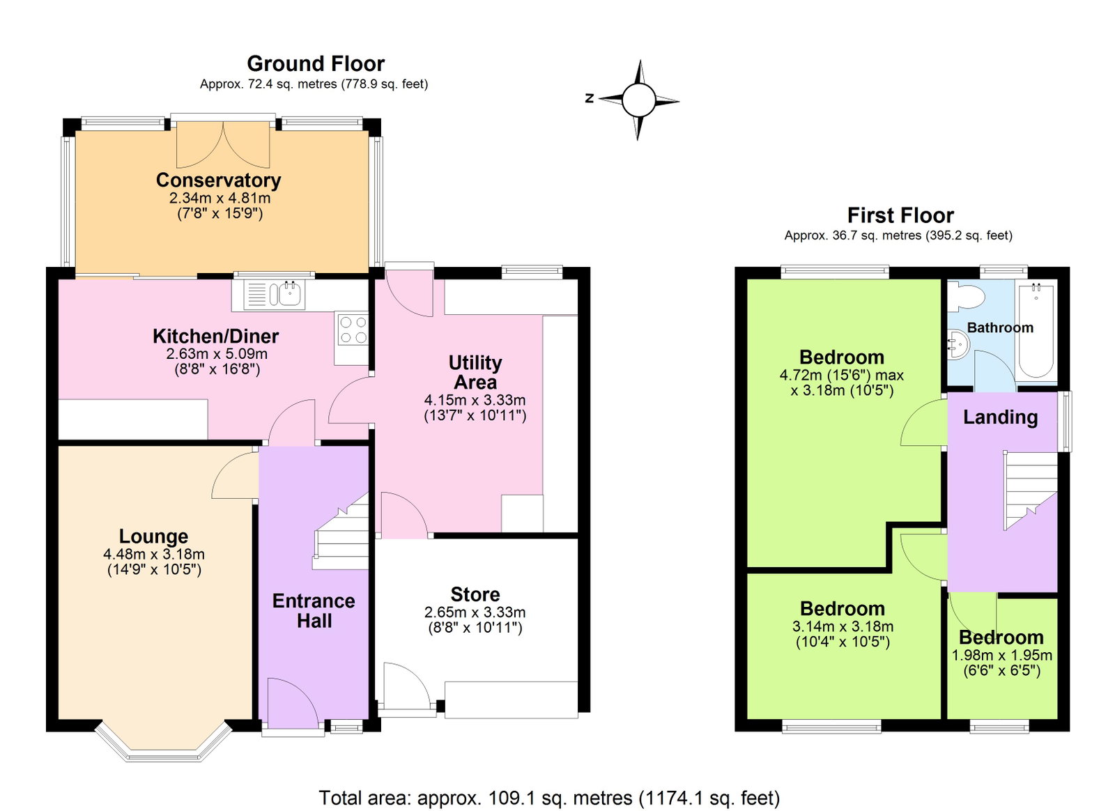 63, Clumber Drive, Nottingham floorplan