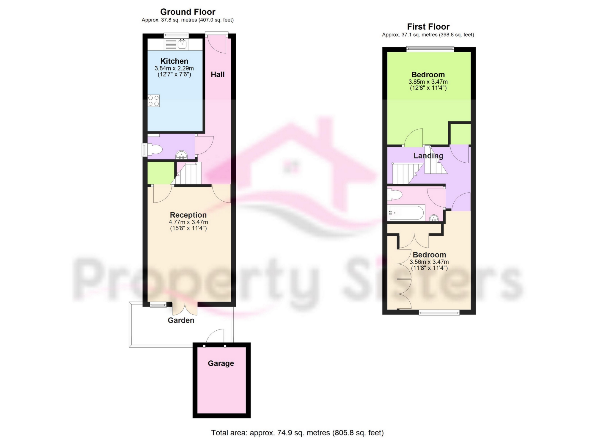 5a, Sefton Avenue, London floorplan